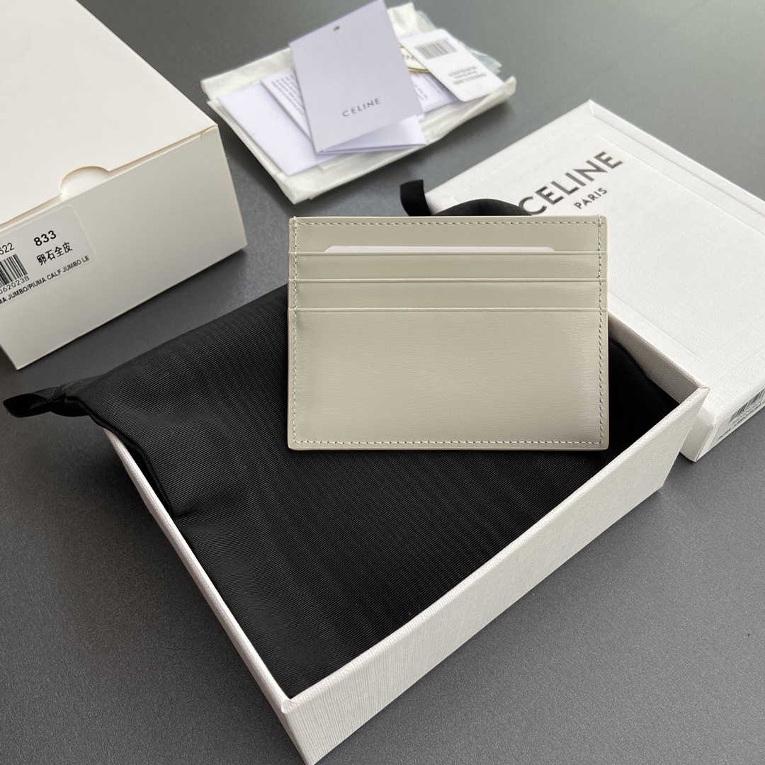 CELINE 亮澤牛皮革卡包