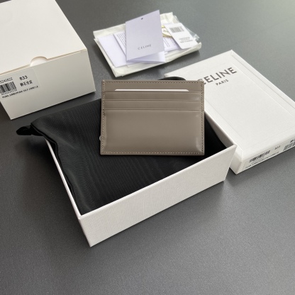 CELINE 亮澤牛皮革卡包