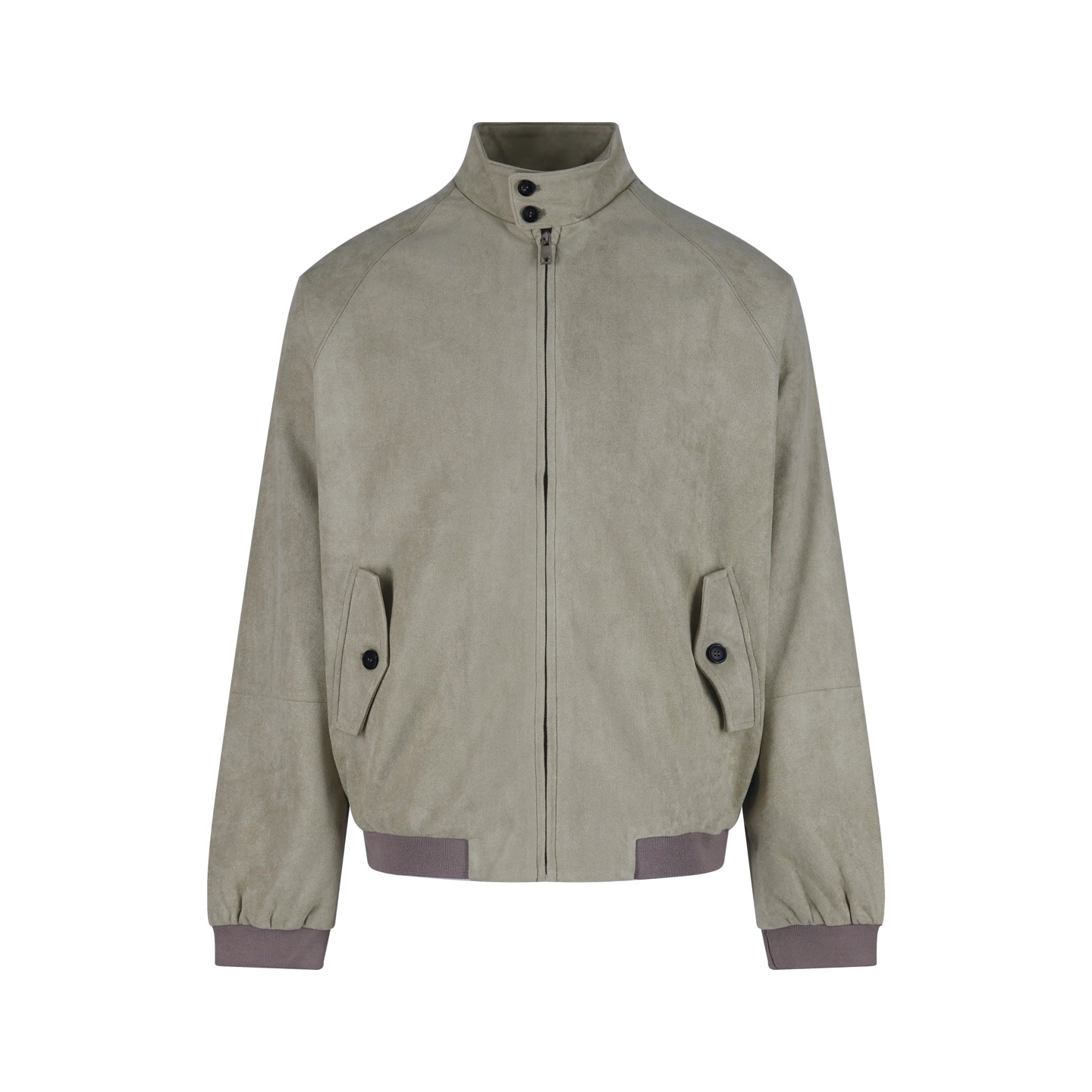 Prada立領麂皮夾克