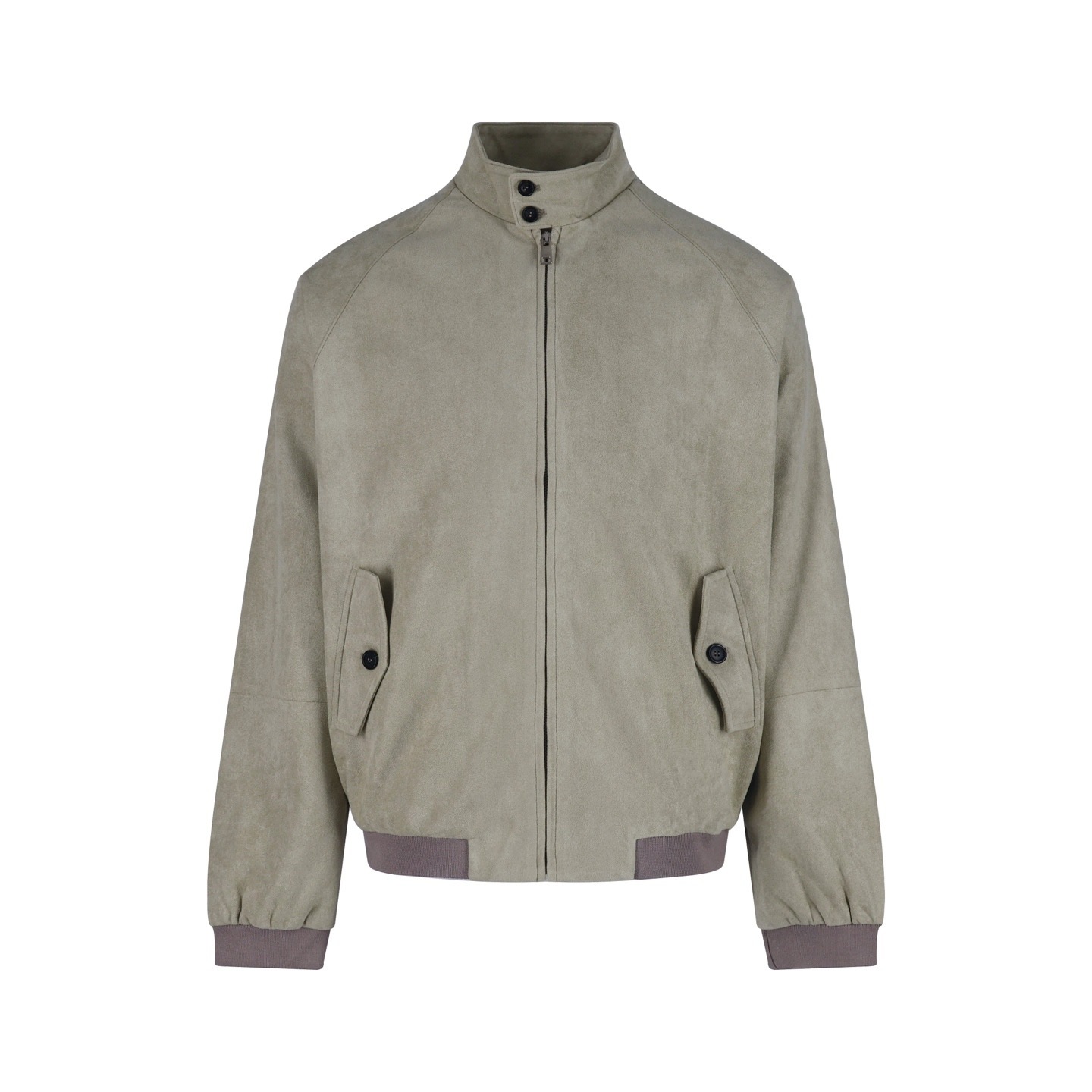 Prada立領麂皮夾克