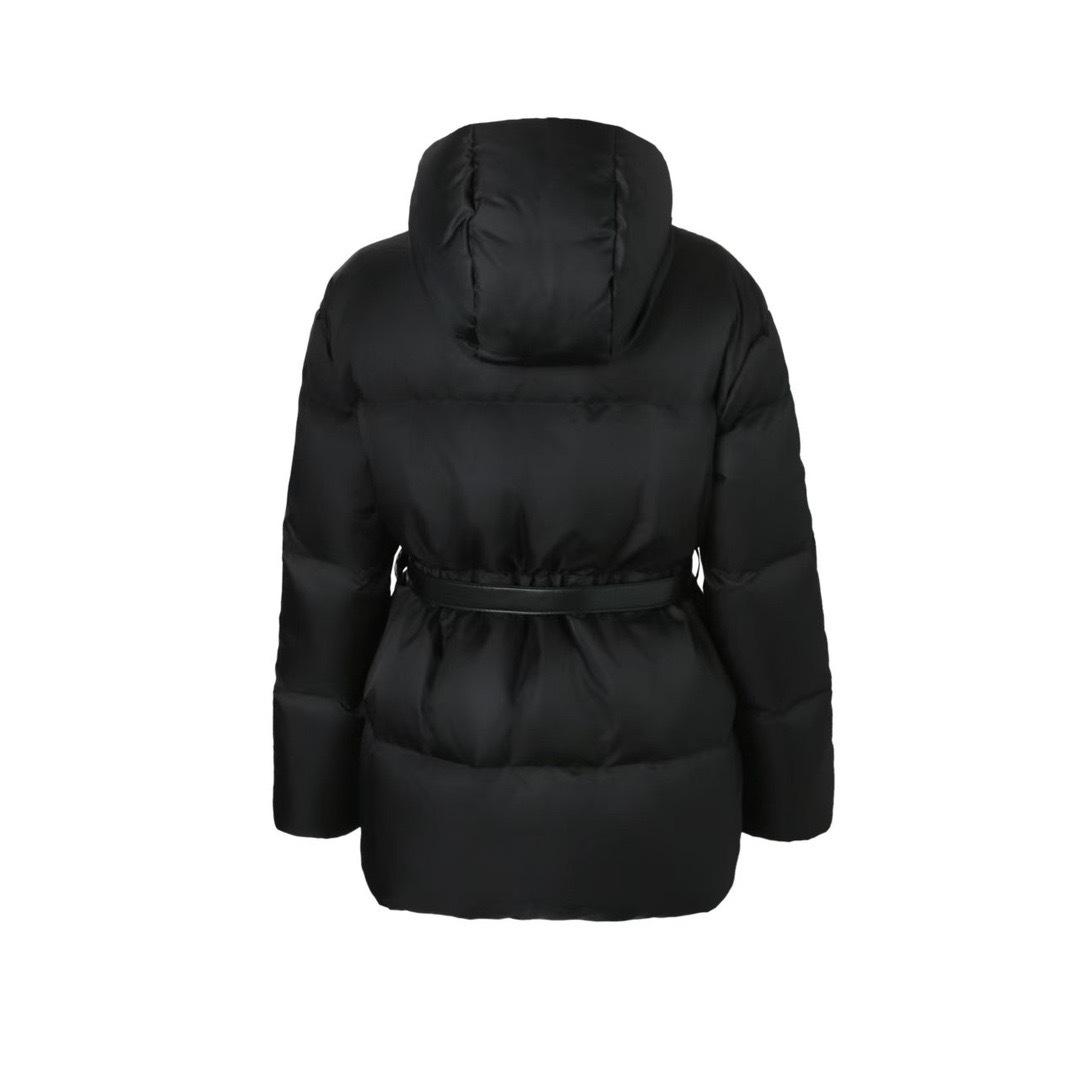 Prada女士再生尼龍連帽羽絨服