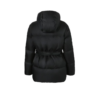 Prada女士再生尼龍連帽羽絨服