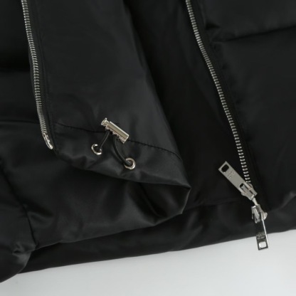 Prada女士再生尼龍連帽羽絨服