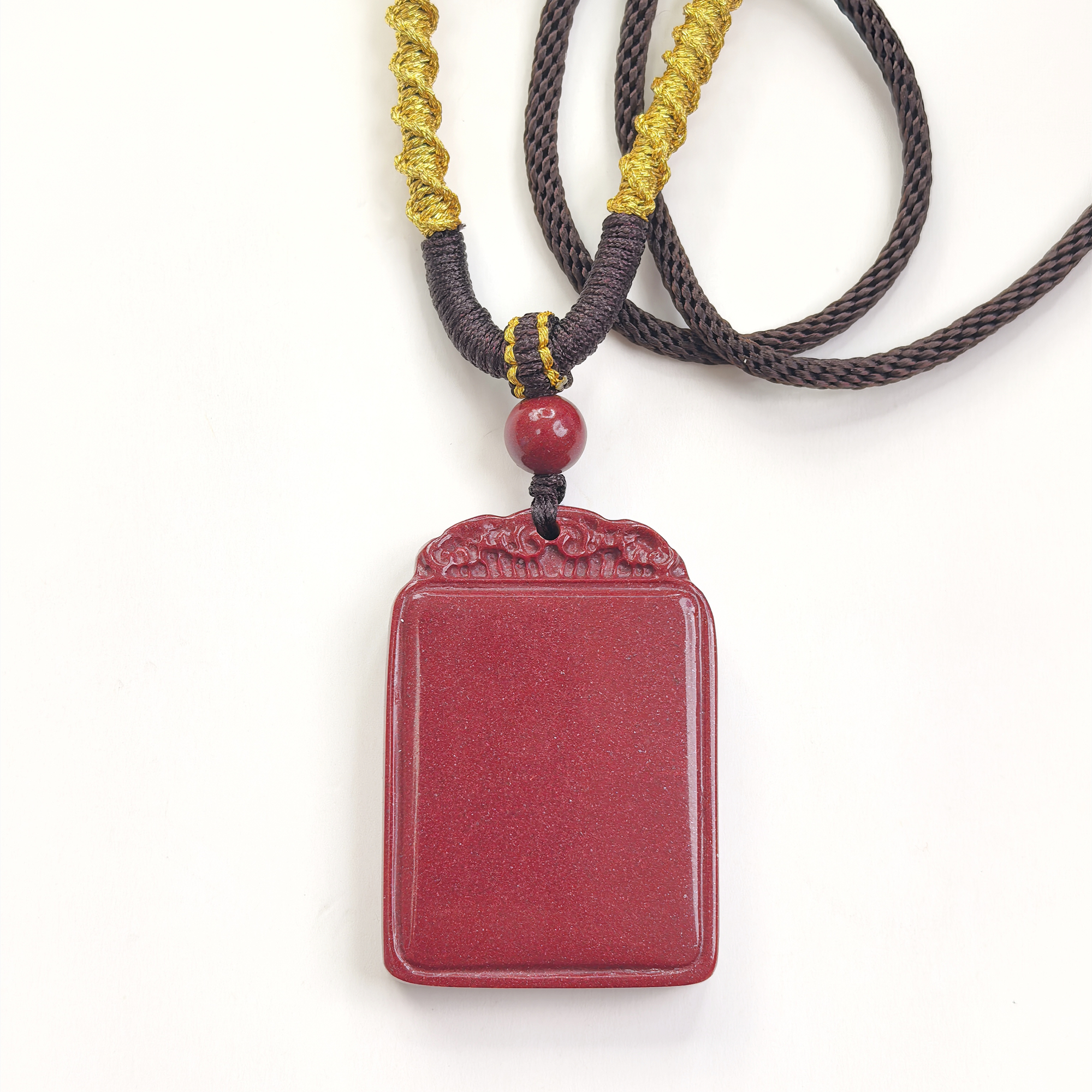 010紫金朱砂无事牌