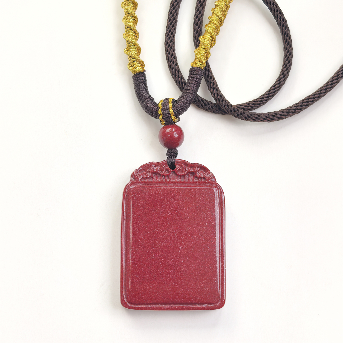 010紫金朱砂无事牌