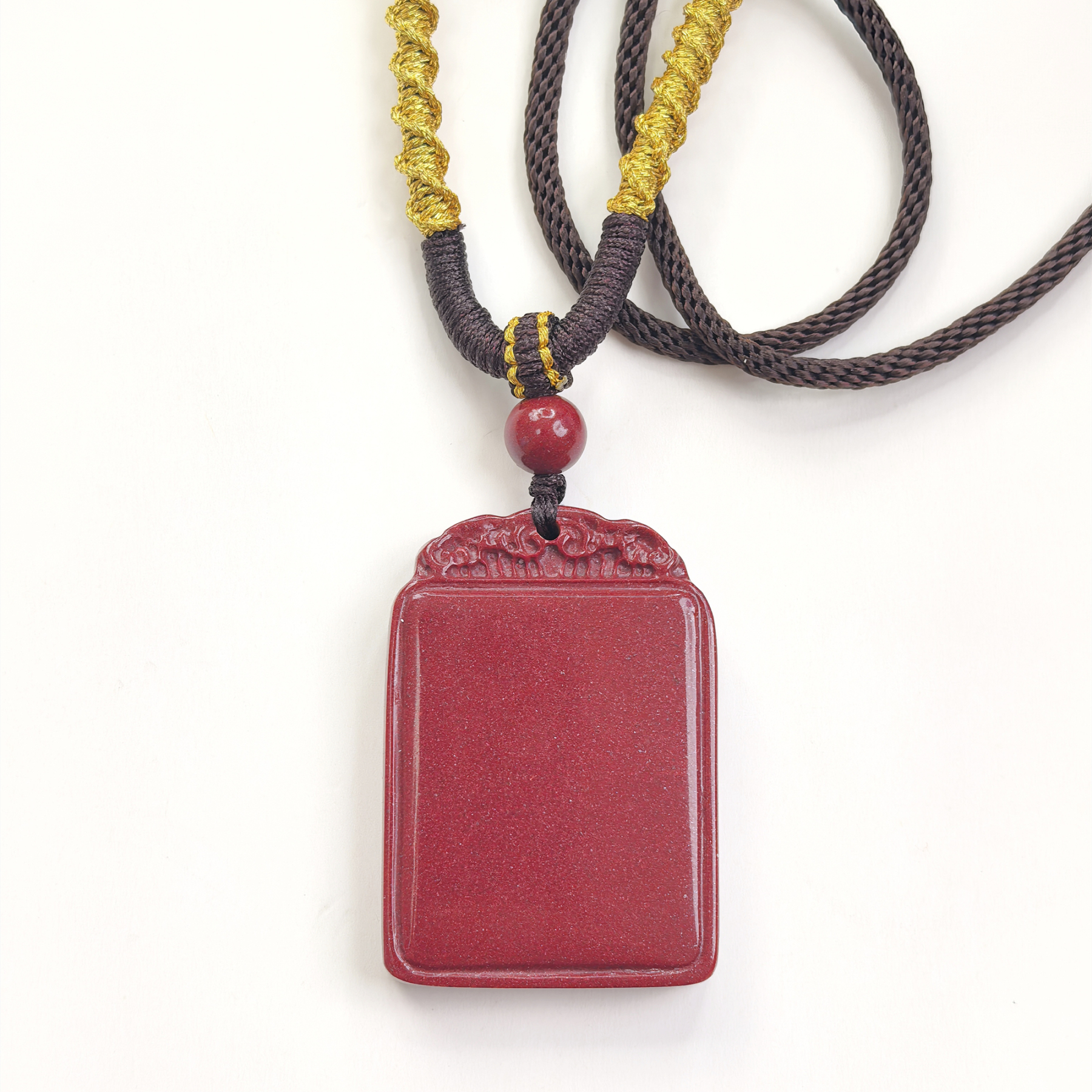 010紫金朱砂无事牌