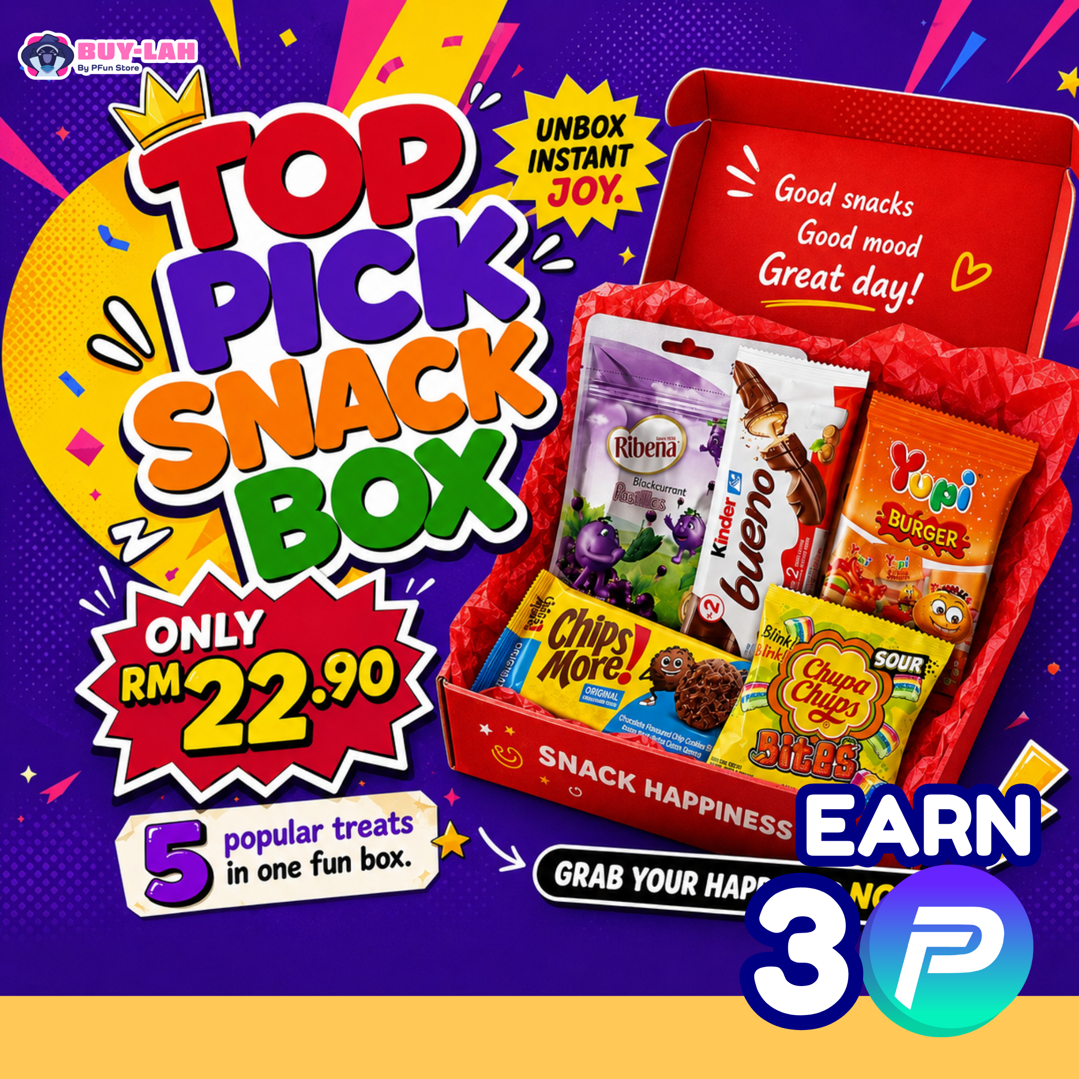 Snack Choice Set B- Top Picks Snack Box 