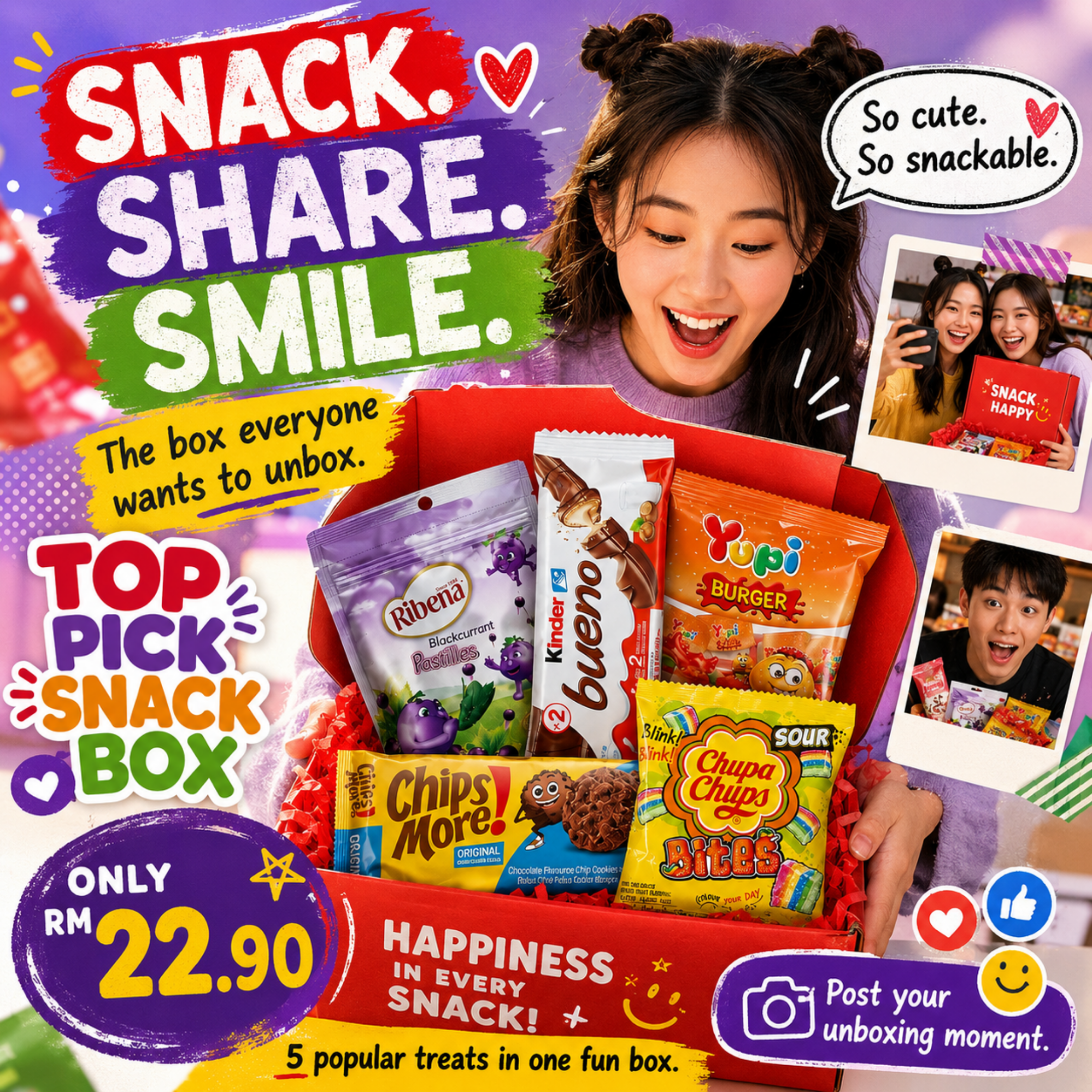 Snack Choice Set B- Top Picks Snack Box 