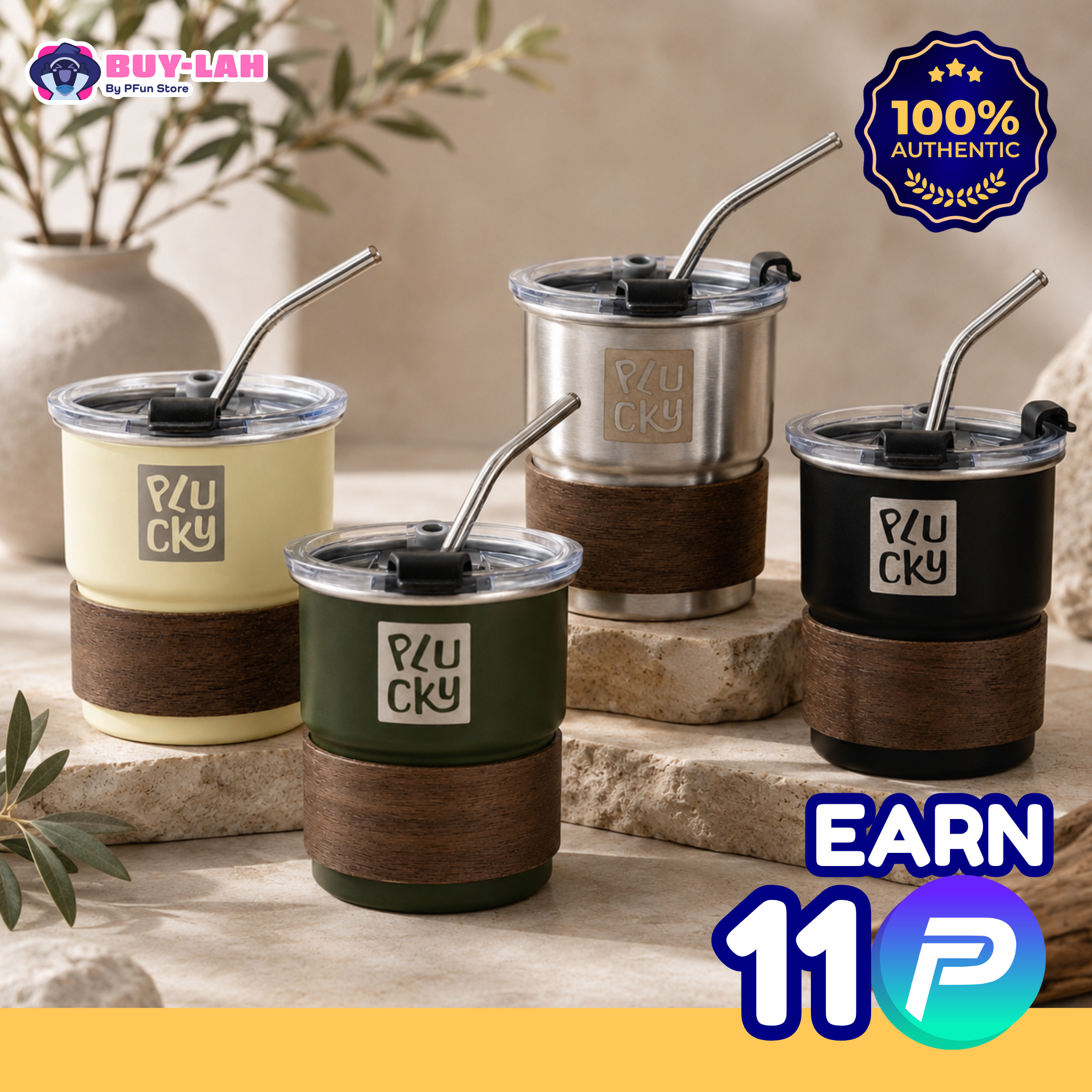  Plucky Coffee Tumbler (300ml)