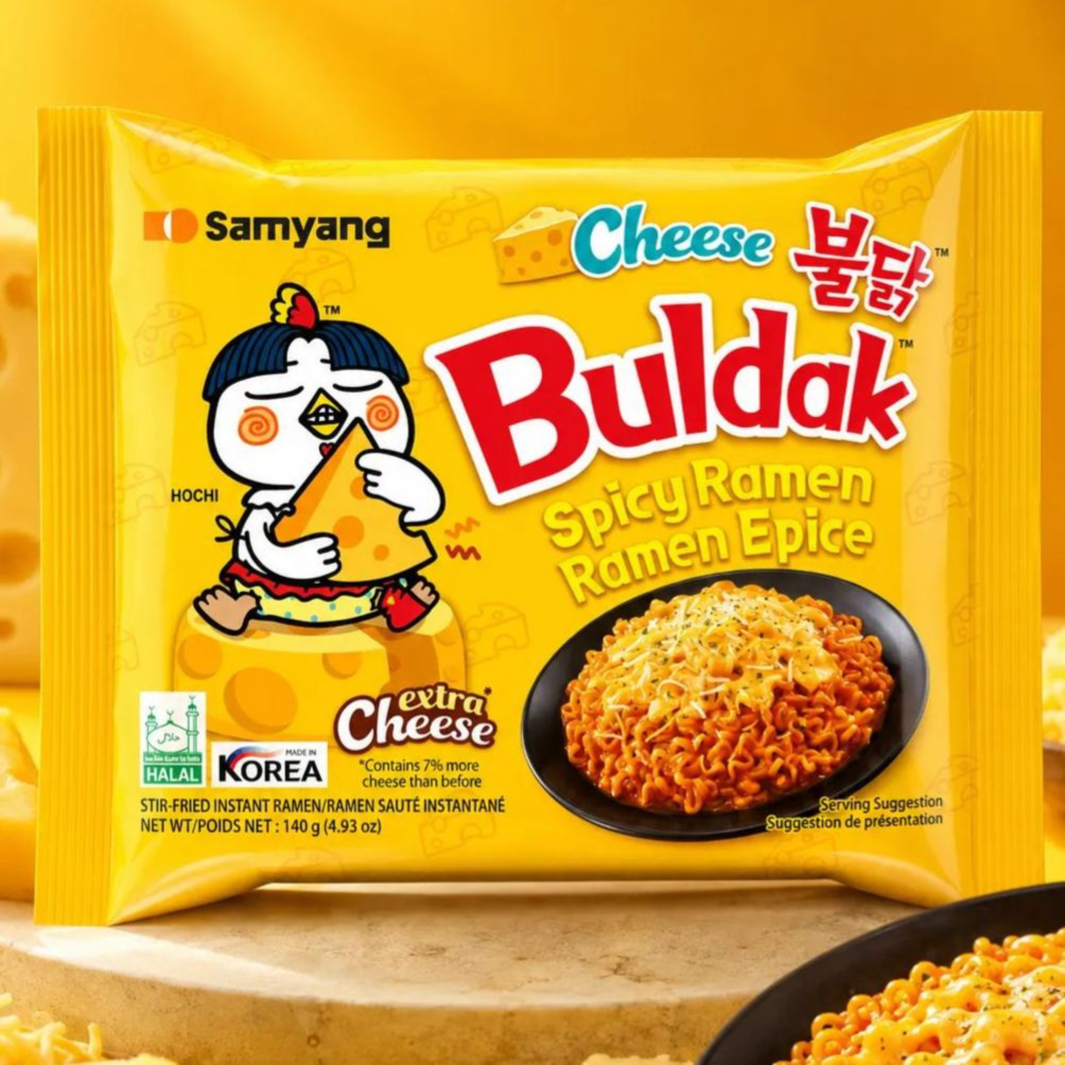 Spicy Trio — Samyang Buldak Noodle Challenge Set (3 Packs + Free Coke)