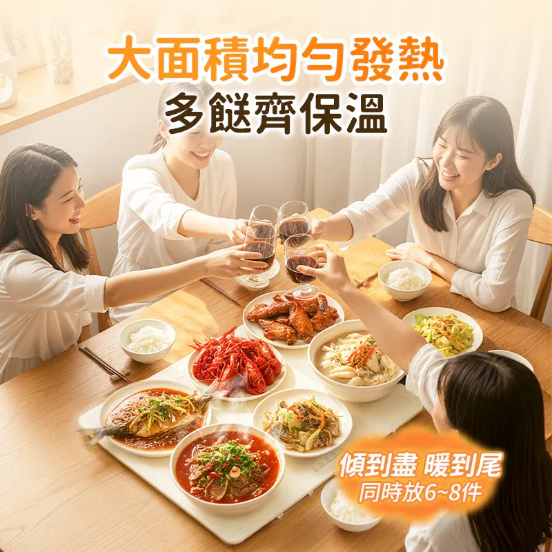 Japan Yohome BESTSELLER Foldable Rapid-Heat Food Warming Mat PRO｜Washable & Space-Saving