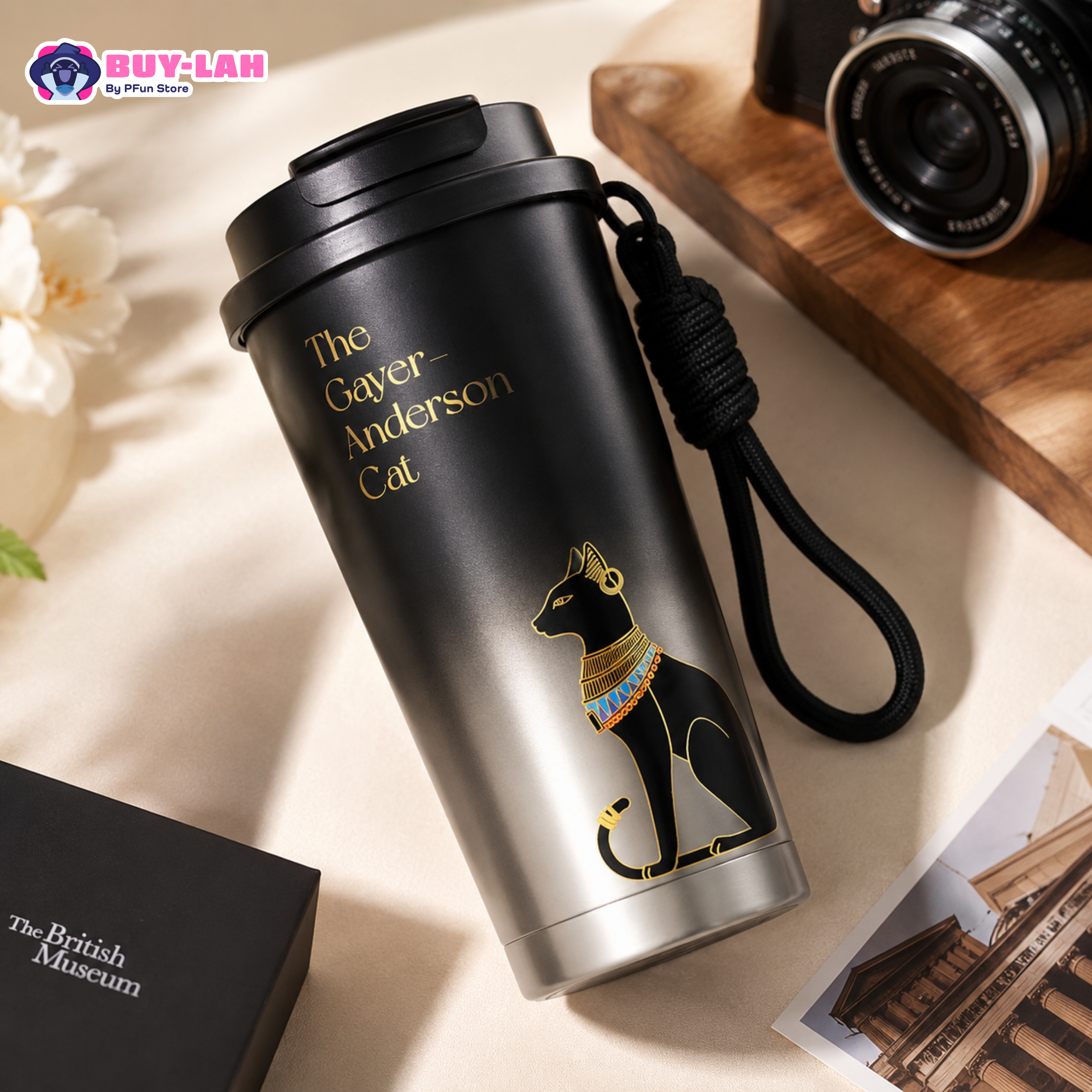 British Museum — The Gayer-Anderson Cat Insulated Tumbler 