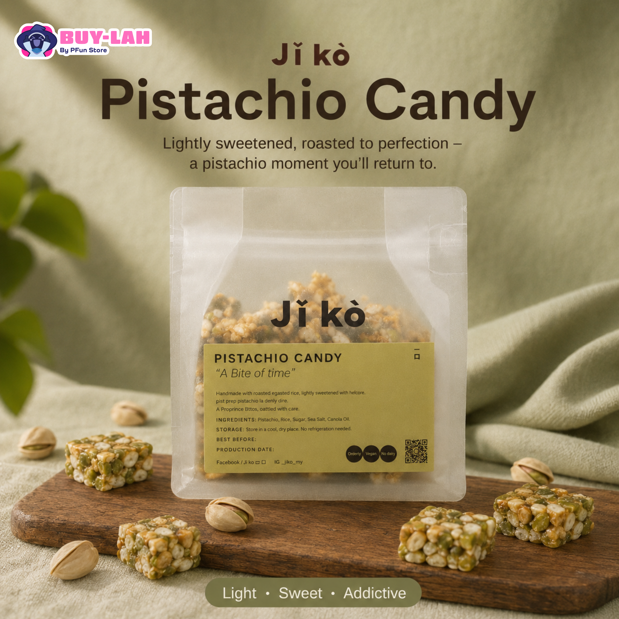 Jǐ kò Nut Candy — Mix & Match Two Pack Bundle  (Pick Any 2 Flavours) 