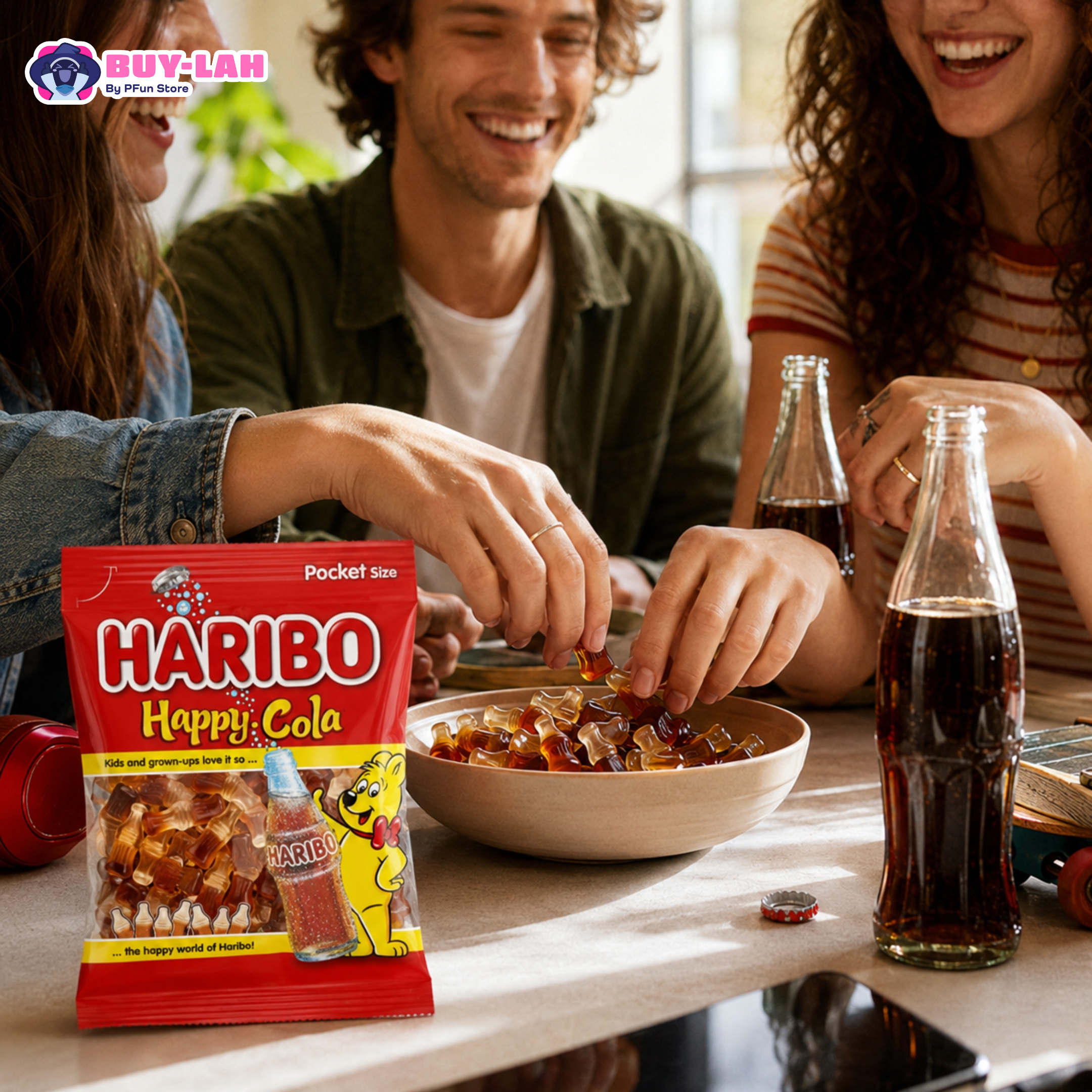  HARIBO Happy Cola Gummy Candy — Classic Cola