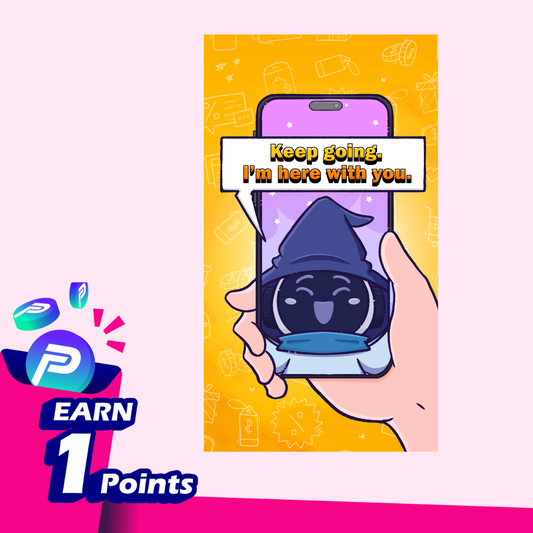 Keep going. I’m here with you. 💛📱