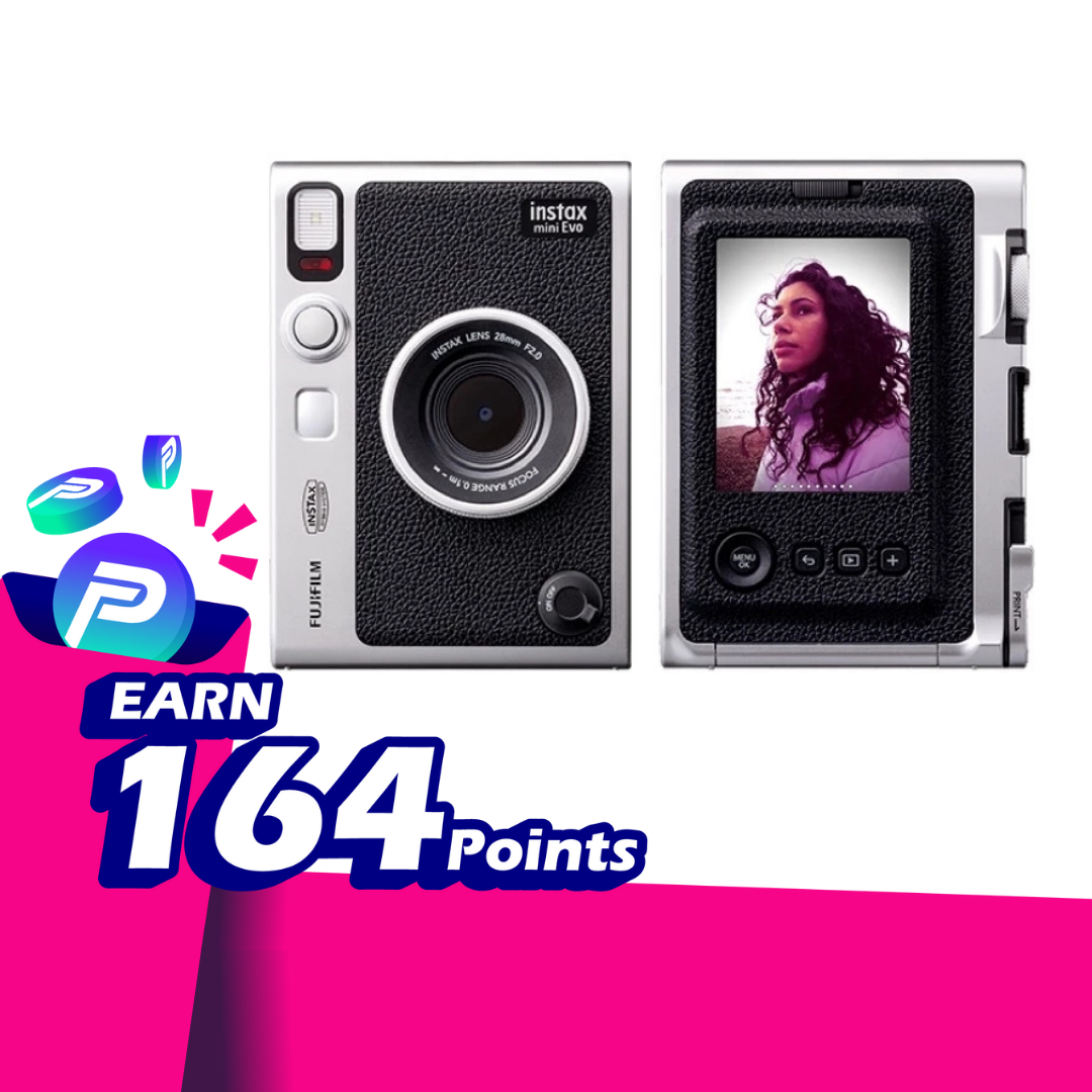 FUJIFILM Instax Mini Evo Hybrid Instant Camera