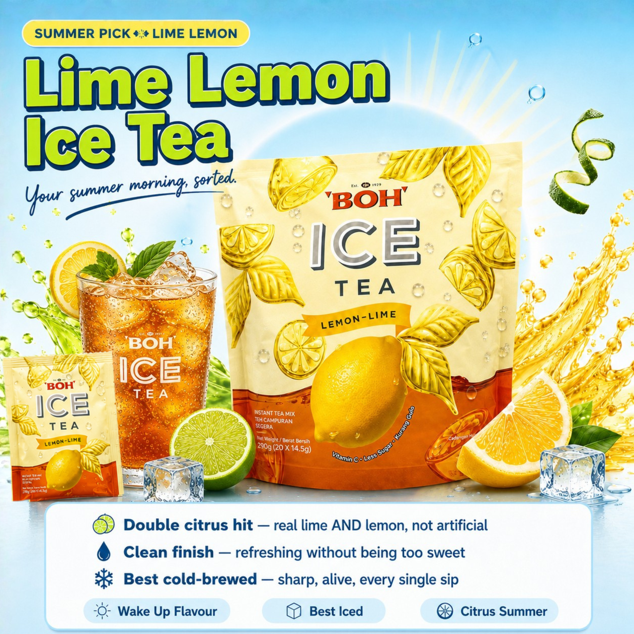 BOH Summer Chill Iced Tea Bundle — Mix & Match Any 3 Packs