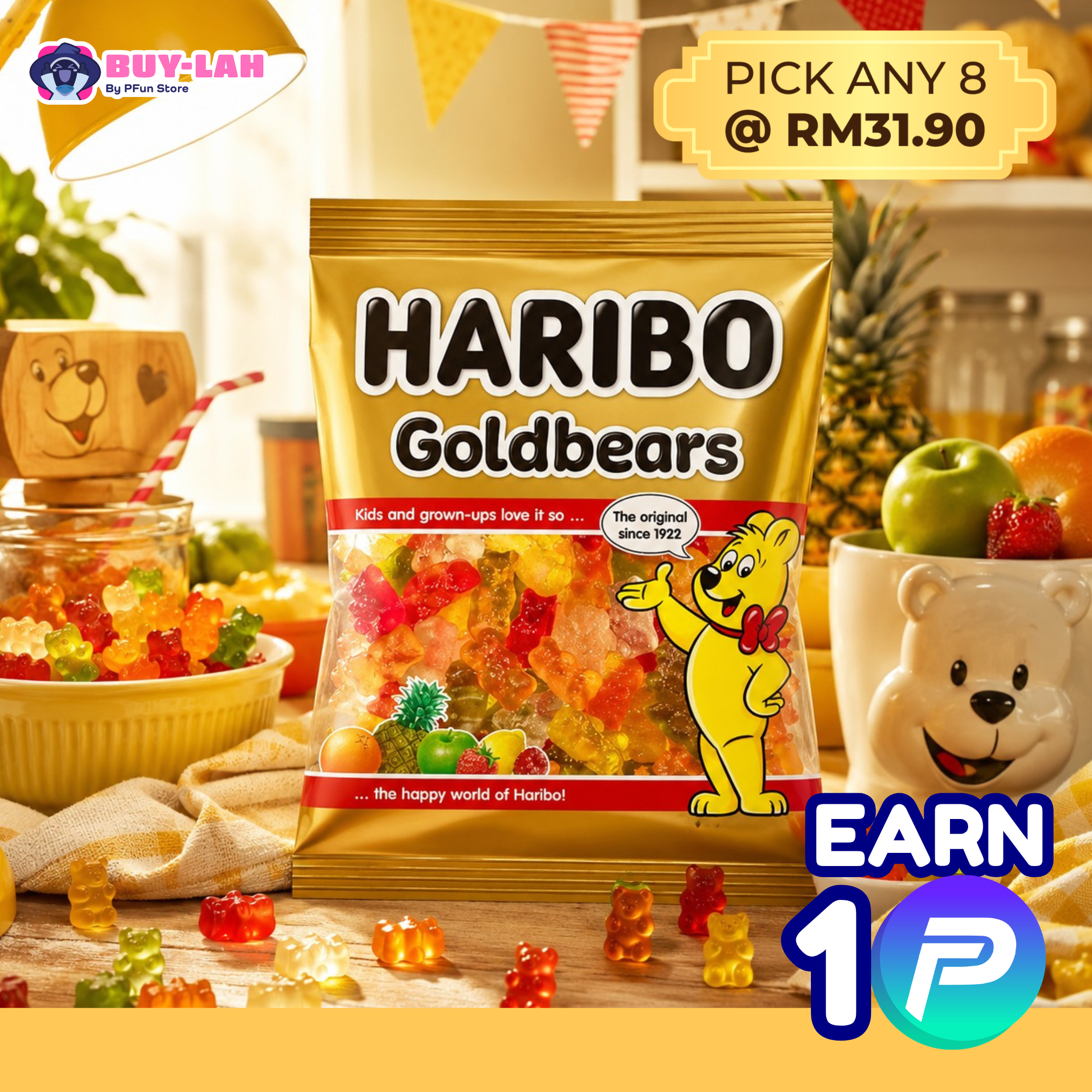  HARIBO Goldbears Gummy Candy — Classic Original