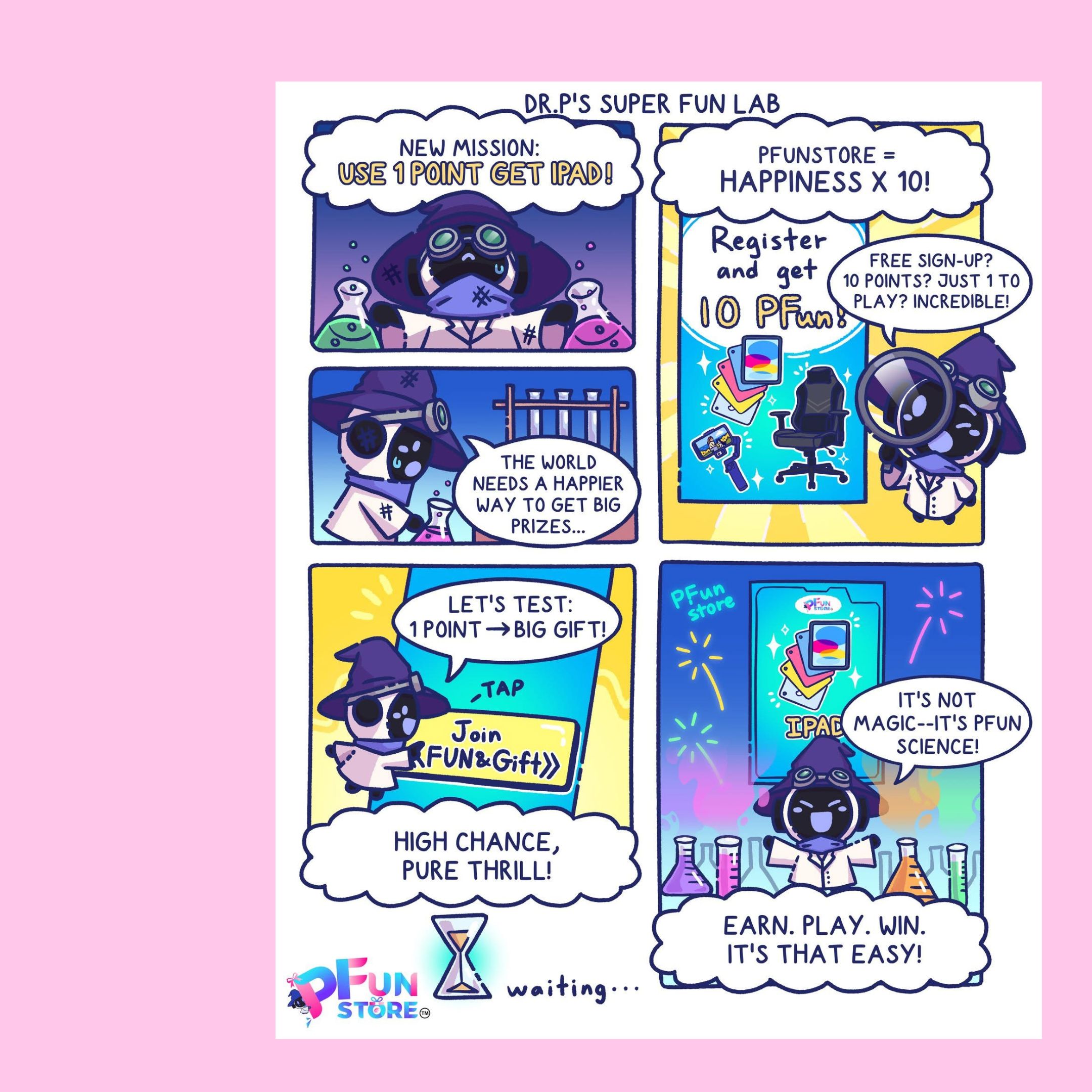 Digital Art Bundle ~ Dr.P Story Series (8pcs) + PFun Rewards 🎮✨[Digital Download]
