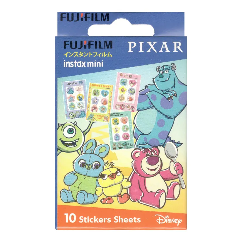 🎬✨ Instax Mini Instant Film & Sticker - Disney Pixar