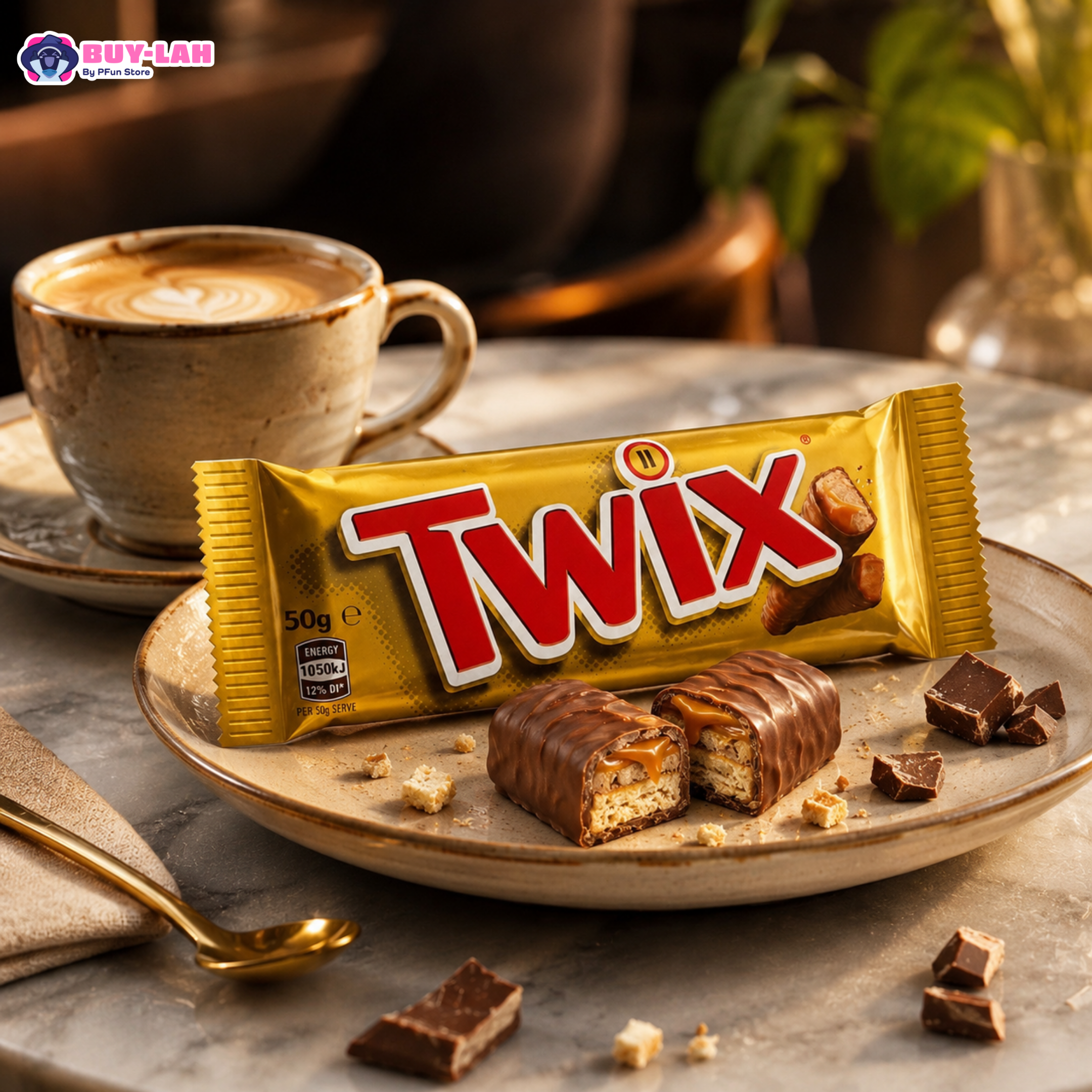  Twix Caramel Chocolate Bar 50g