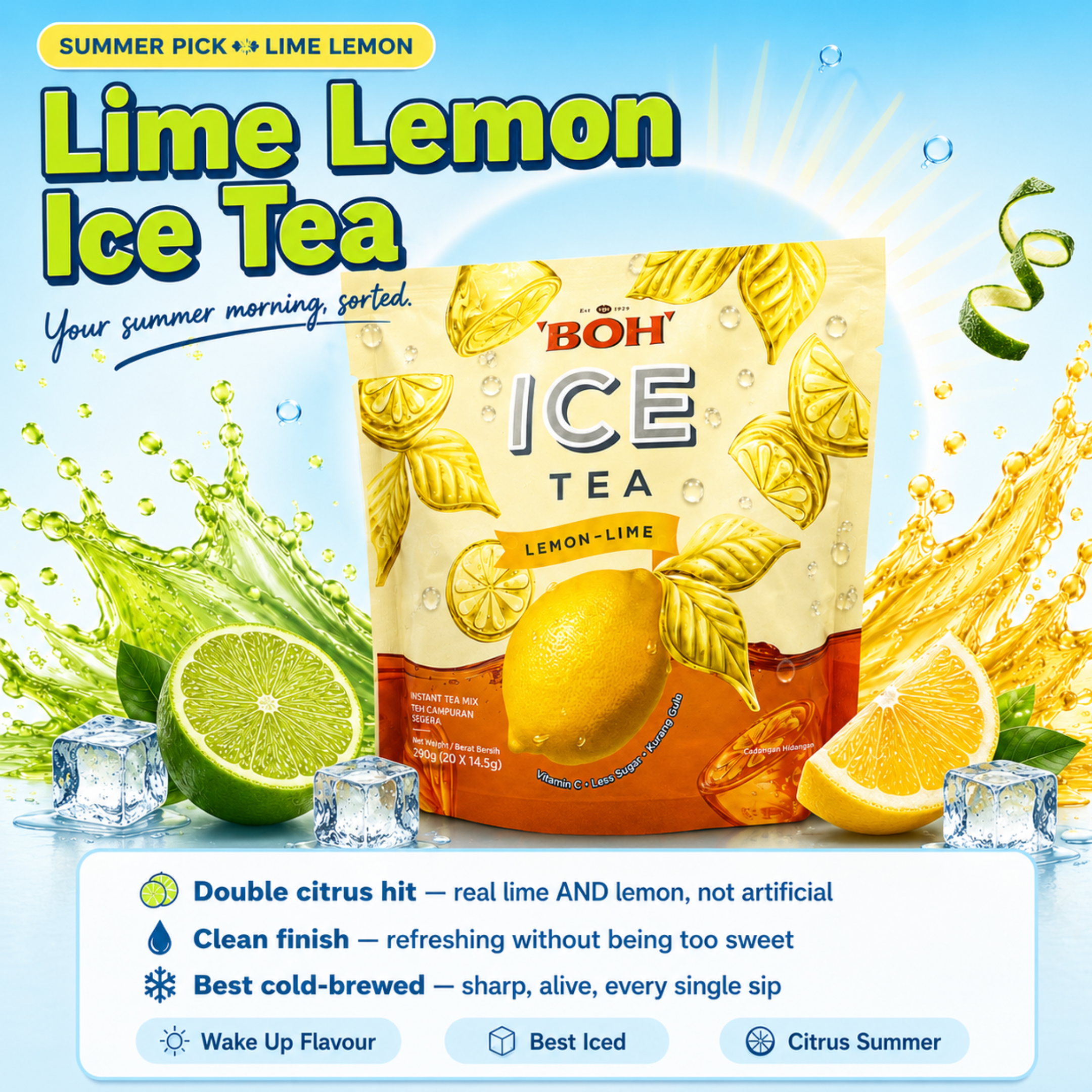  BOH Summer Chill Iced Tea Bundle — Mix & Match Any 3 Packs 