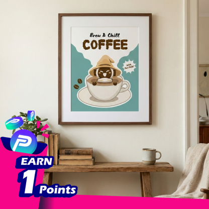 [Digital Download]Brew slow. Chill more. ☕✨