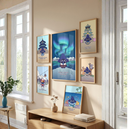 Me Trying to Survive Social Life (Digital Art)