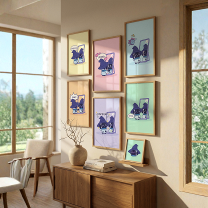 Me Trying to Survive Social Life (Digital Art)