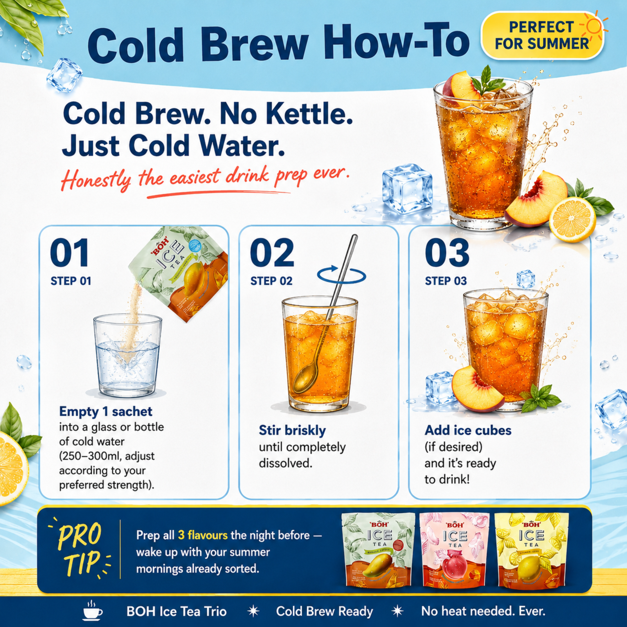  BOH Summer Chill Iced Tea Bundle — Mix & Match Any 3 Packs 