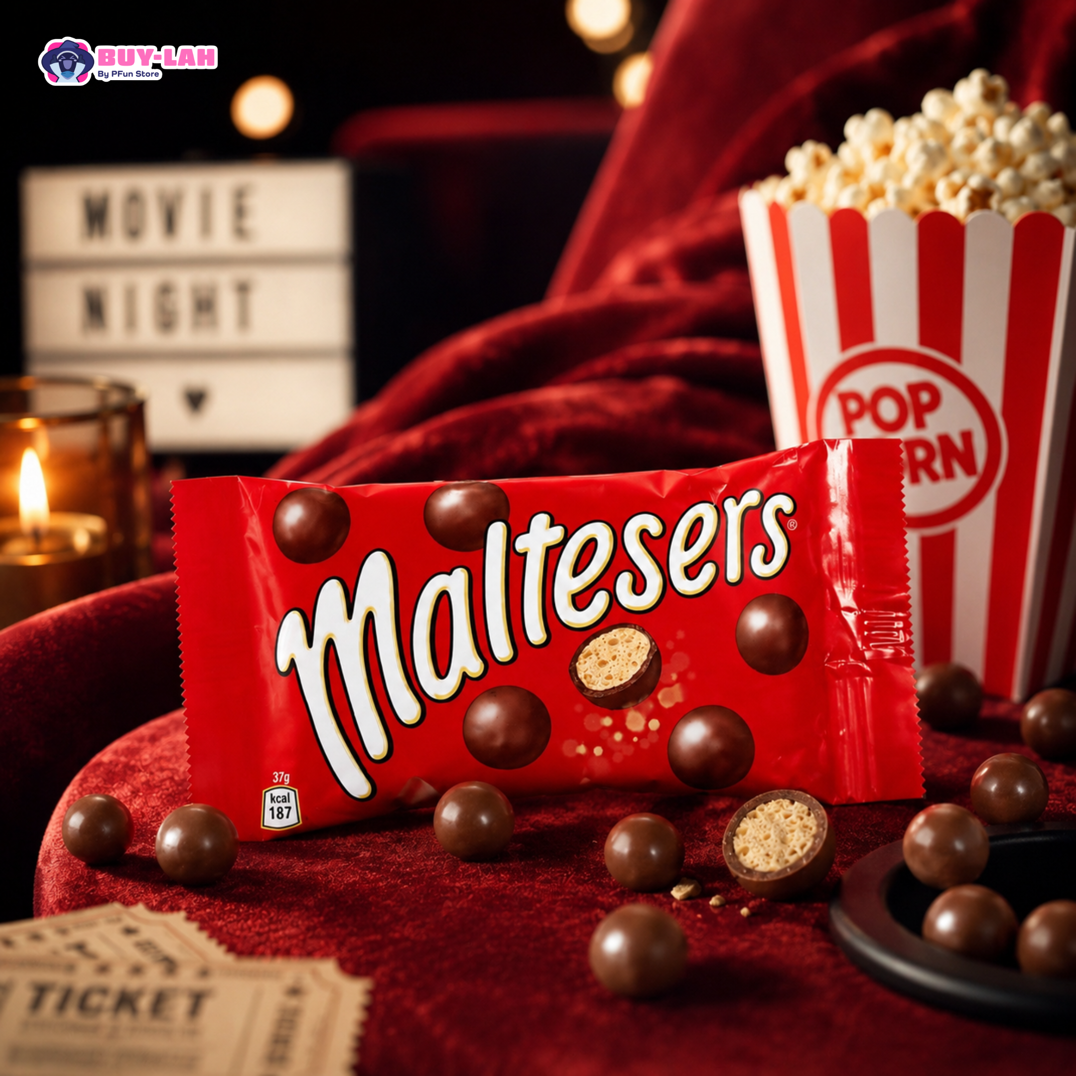  Maltesers Milk Chocolate Malt Balls 37g