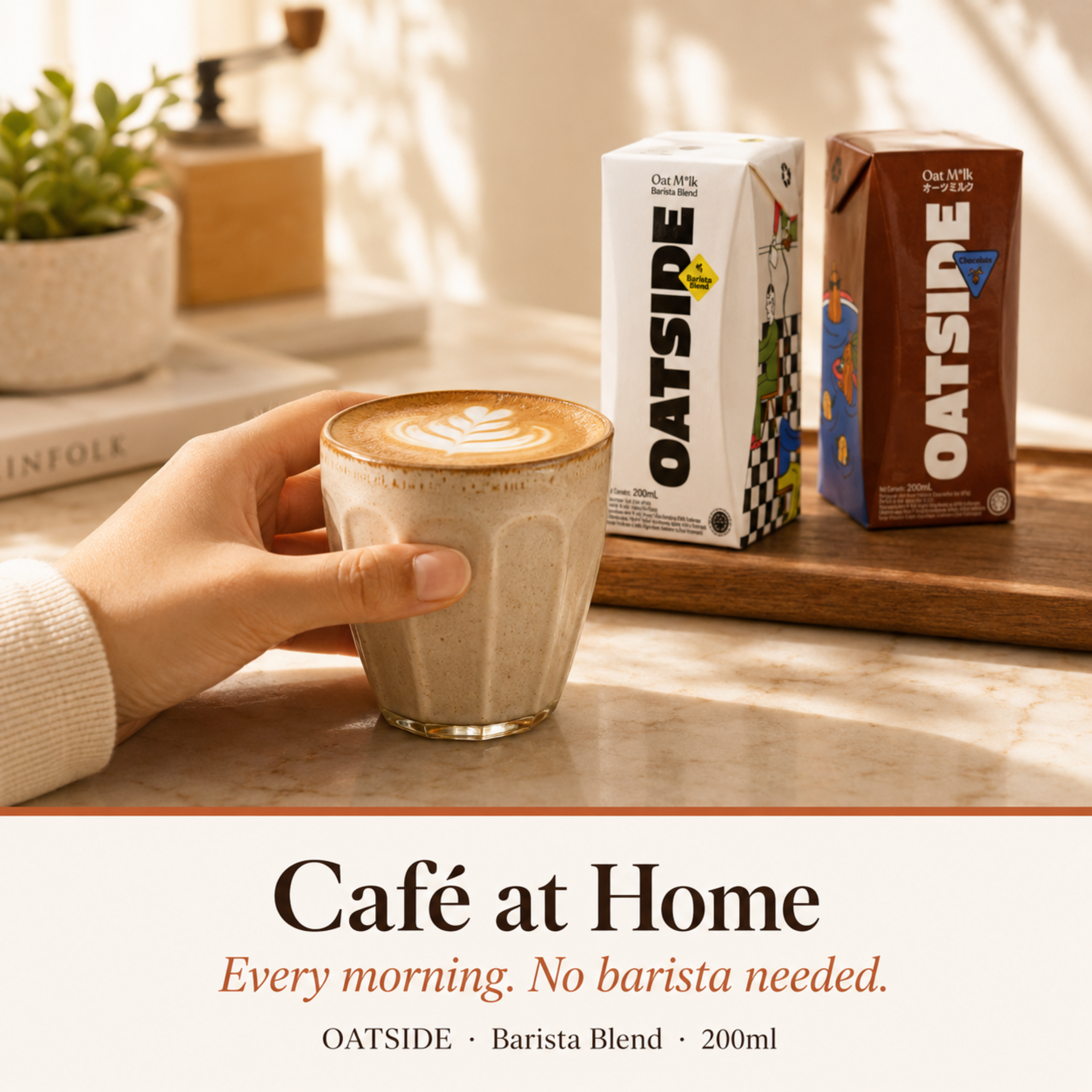 OATSIDE Oat M*lk 200ml — Mix & Match Any 3 Packs Bundle (Original Barista Blend / Chocolate) 