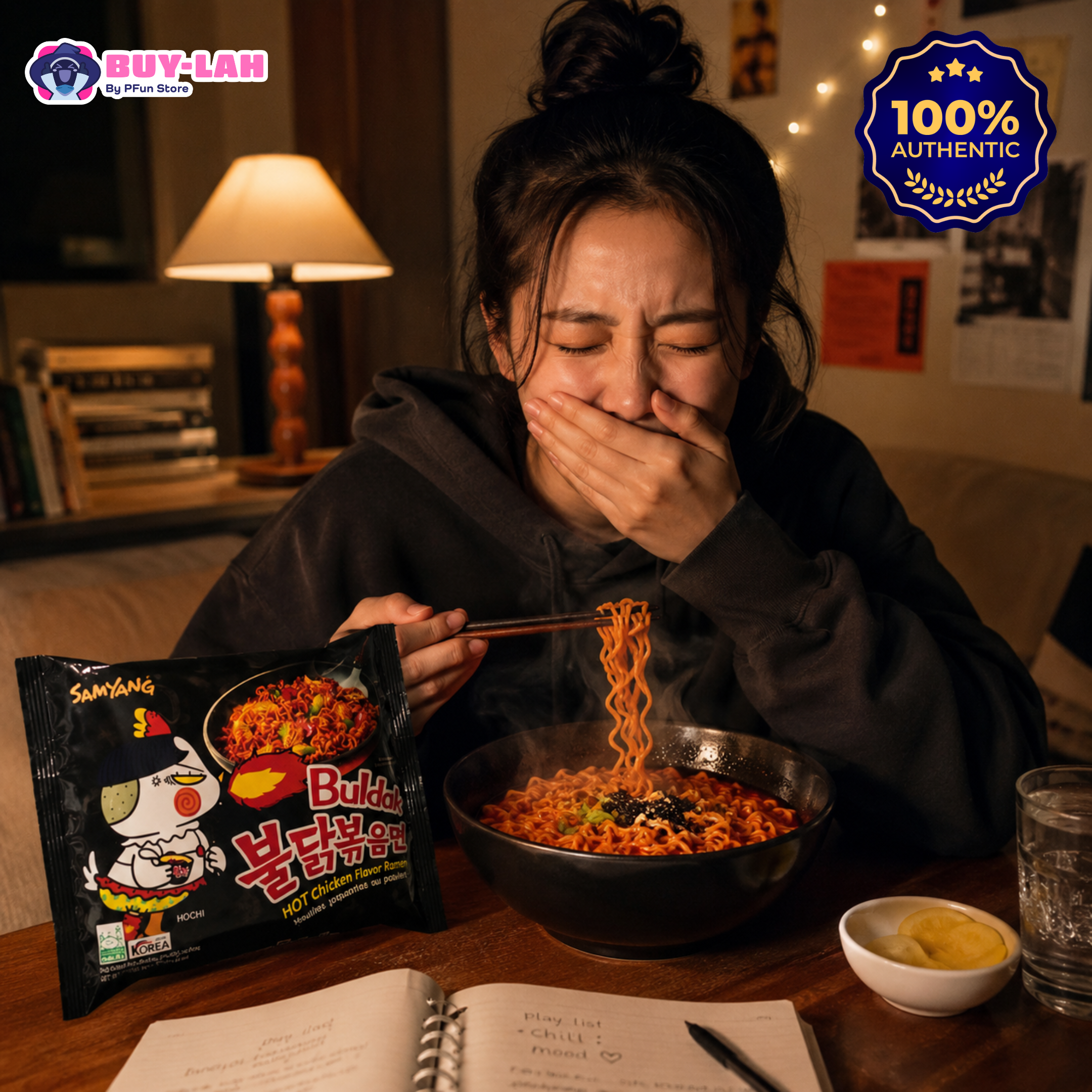 Samyang Buldak Original Hot Chicken Flavor Ramen — 1 Pack (Single) | Halal