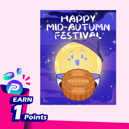 Full moon. Together. Full heart. 🌕🥮✨