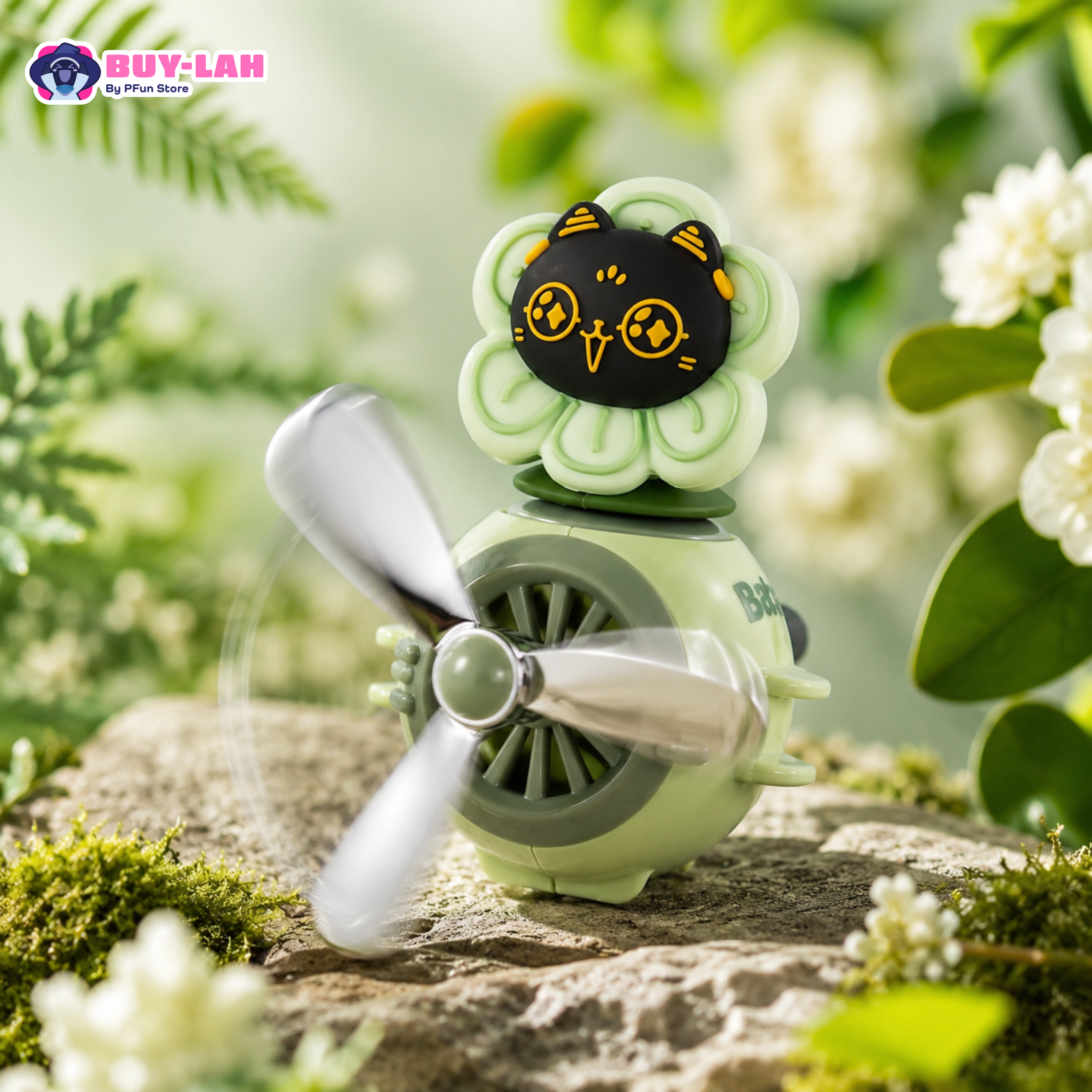 British Museum × Anderson's Cat — Mochi Cat Car Air Vent Aromatherapy Diffuser
