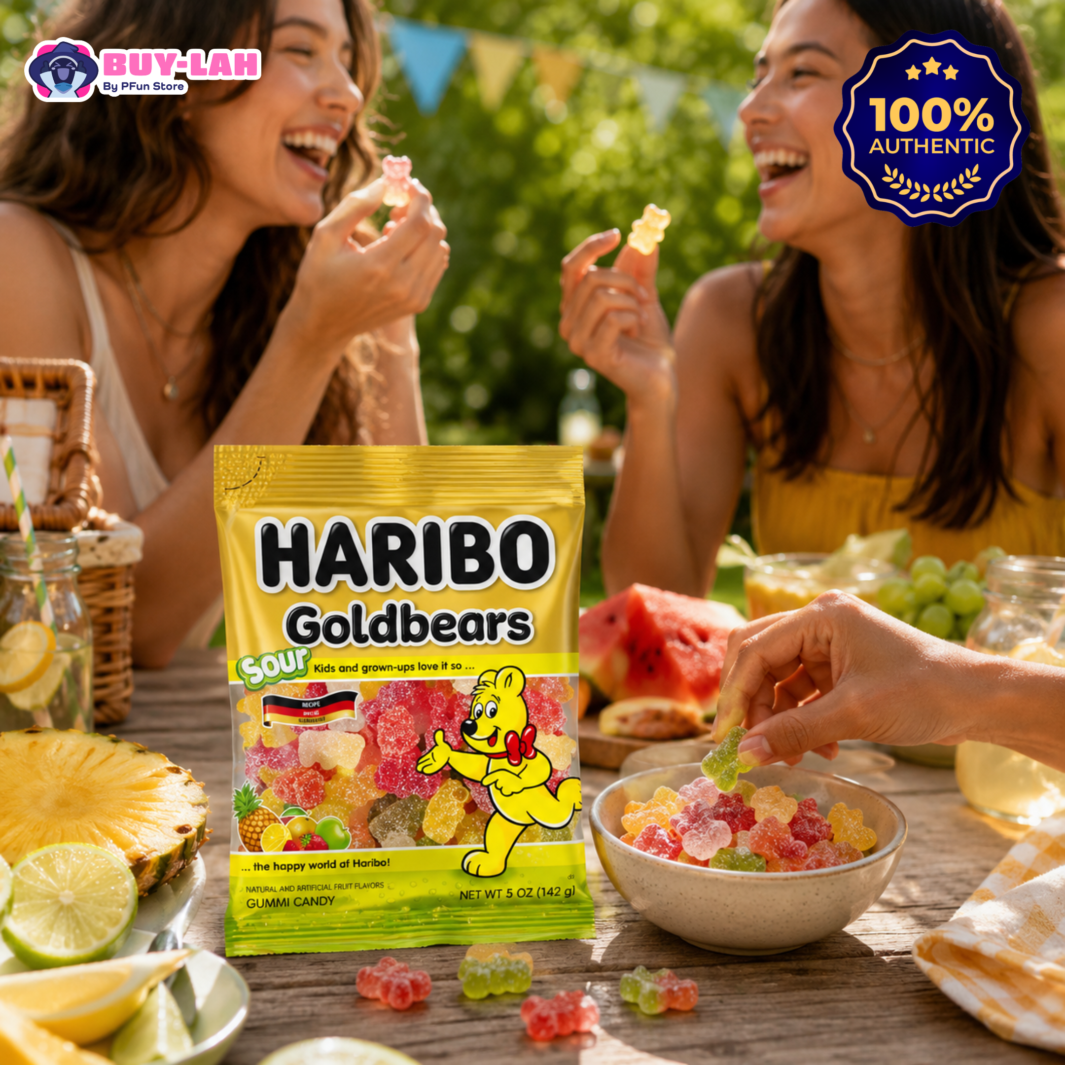  HARIBO Sour Goldbears Gummy Candy — Sour