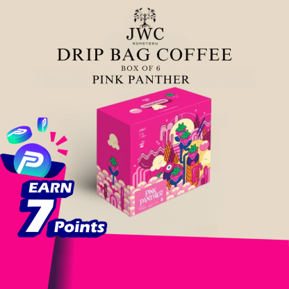 JWC Drip Coffee Box Pink Panther (Vacuum Pack With Nitrogen/100% Arabica/Colombia Coffee)