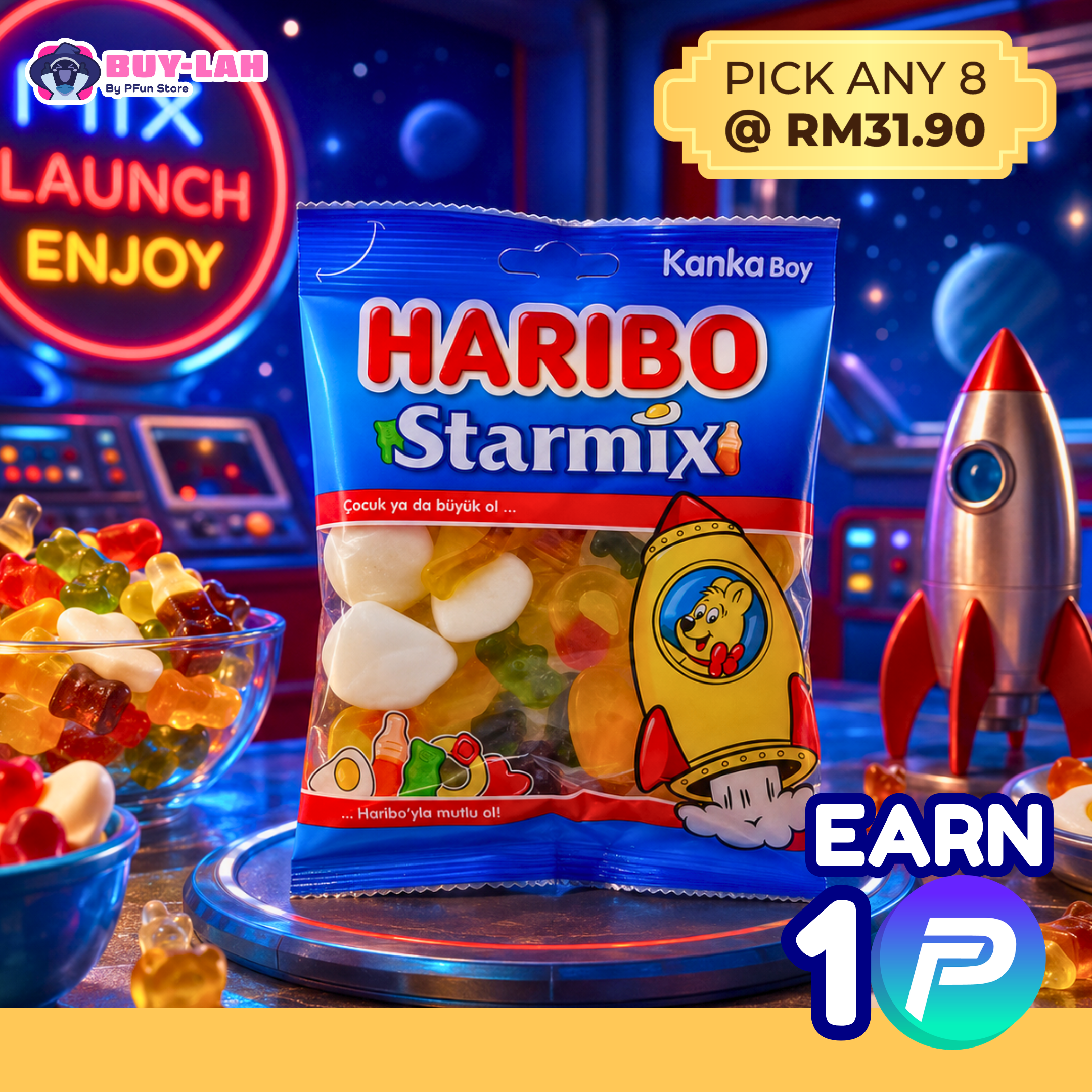 HARIBO Starmix Gummy Candy — Classic Mix 