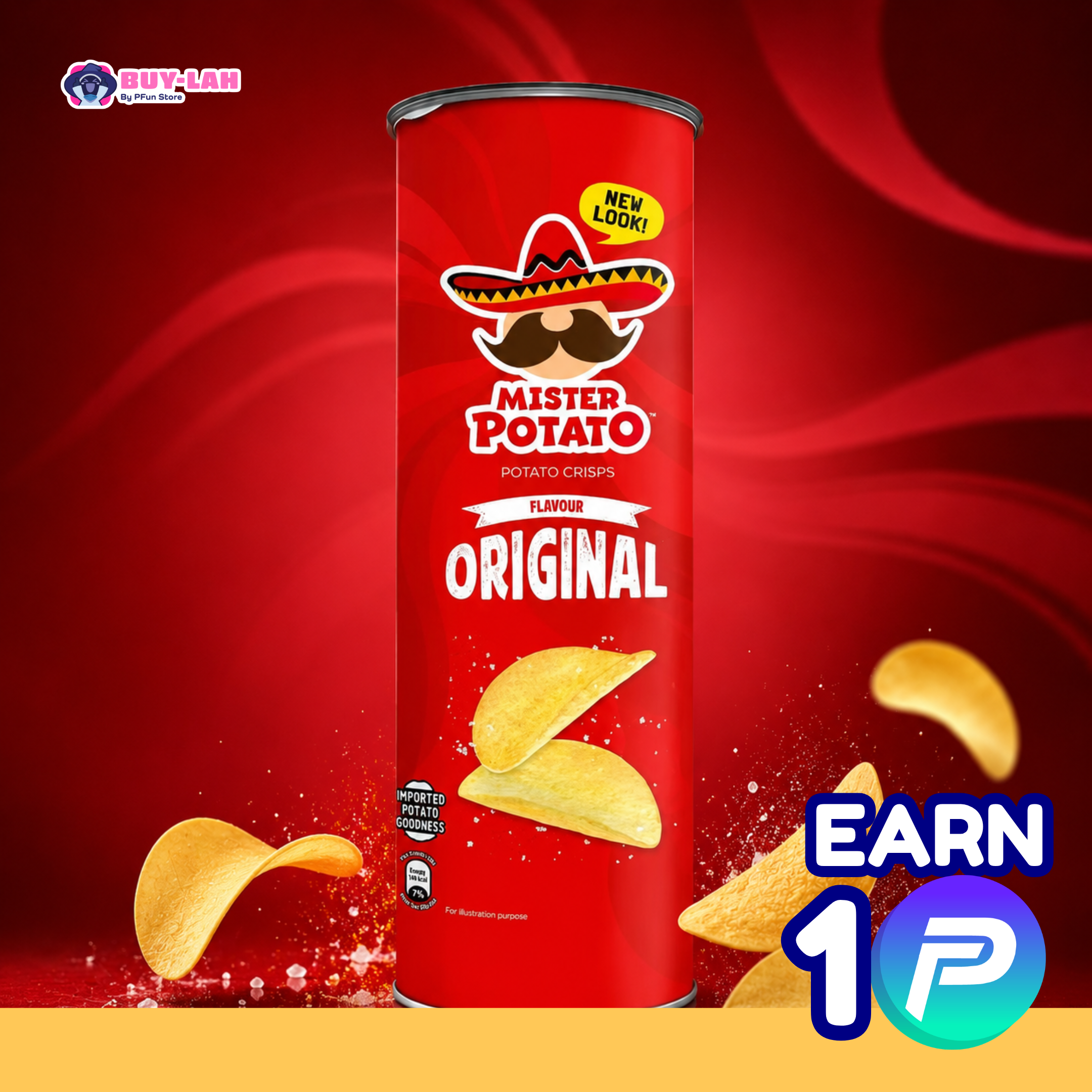 Mister Potato Crisps 125g — Original