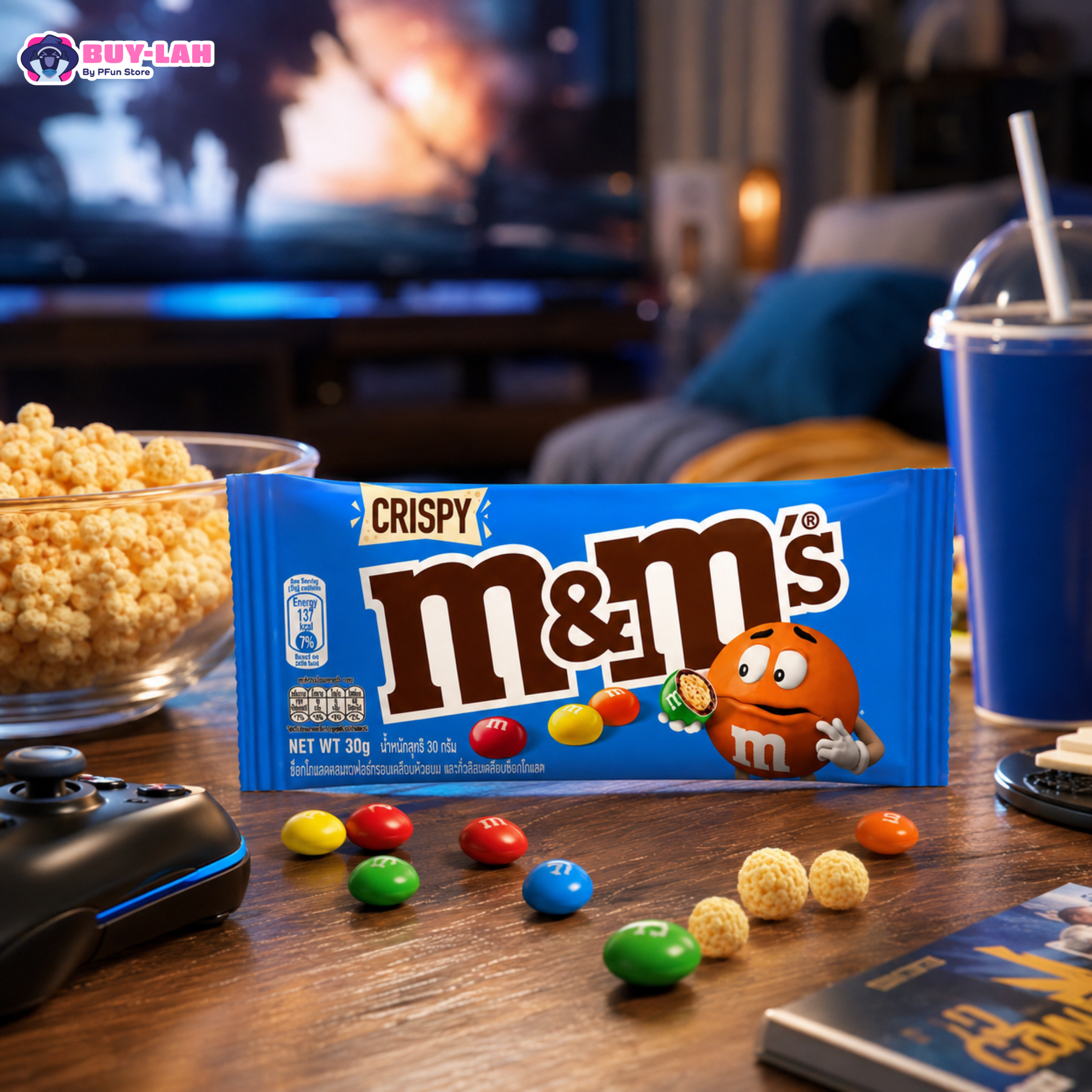 M&M's Crispy Chocolate Candies 37g
