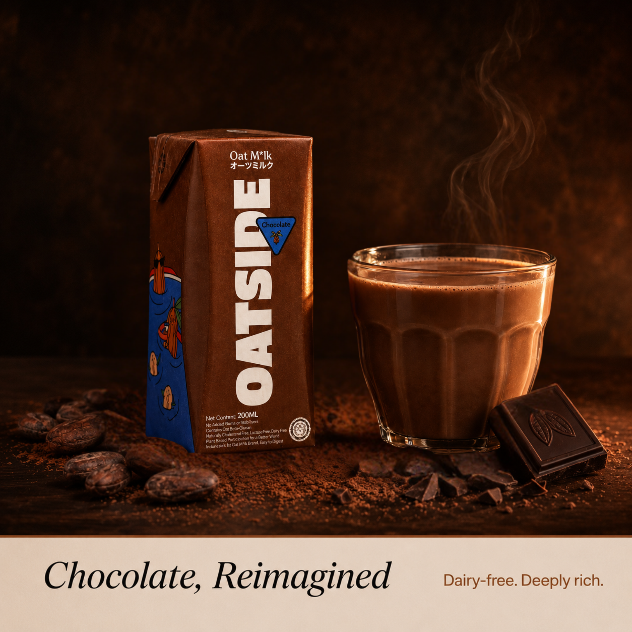 OATSIDE Oat M*lk 4-Pack Bundle — 2 x Original 180mL + 2 x Chocolate 200mL