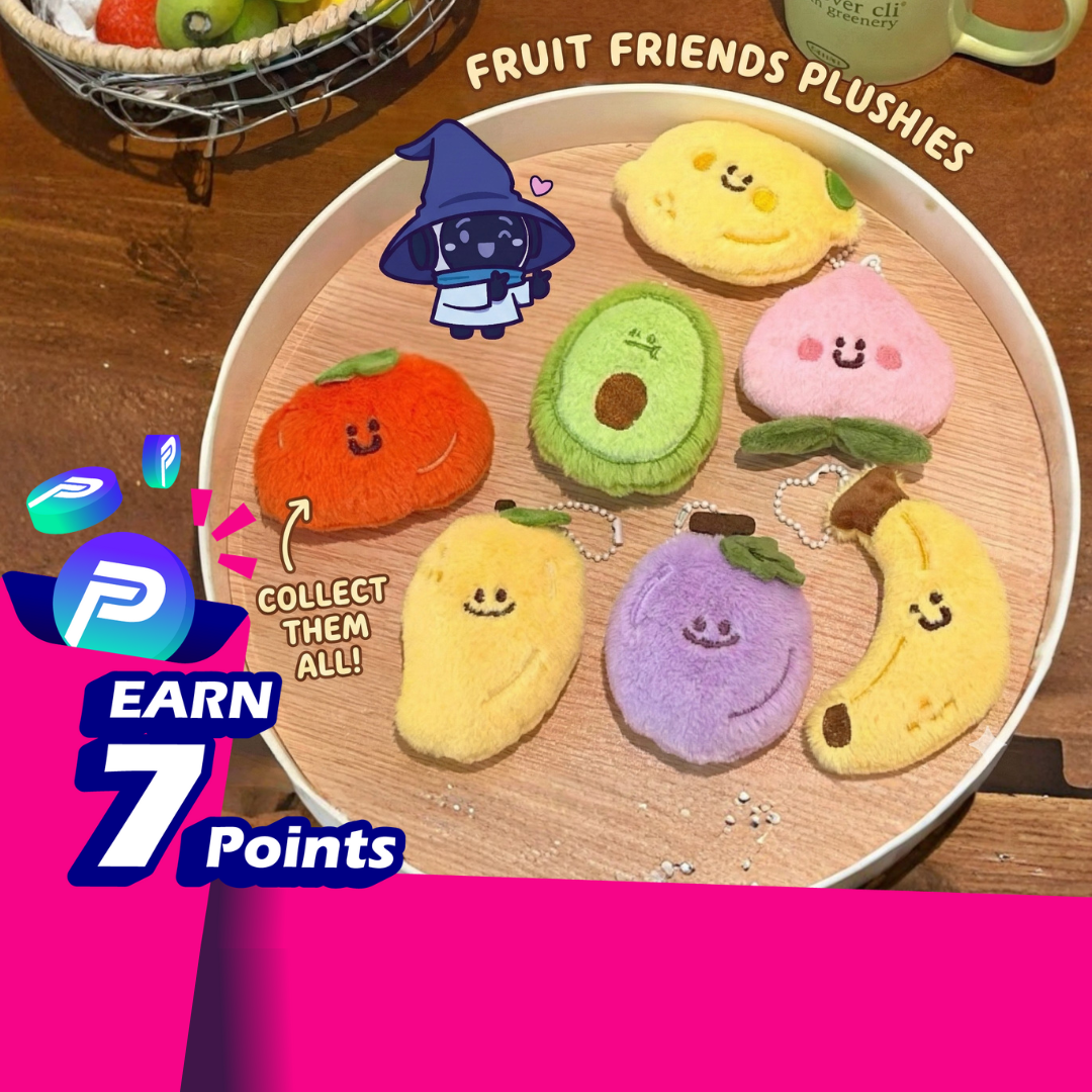 🍓🍌 Cute Fruit Plush Keychain Charms Soft Mini Fruit Dolls