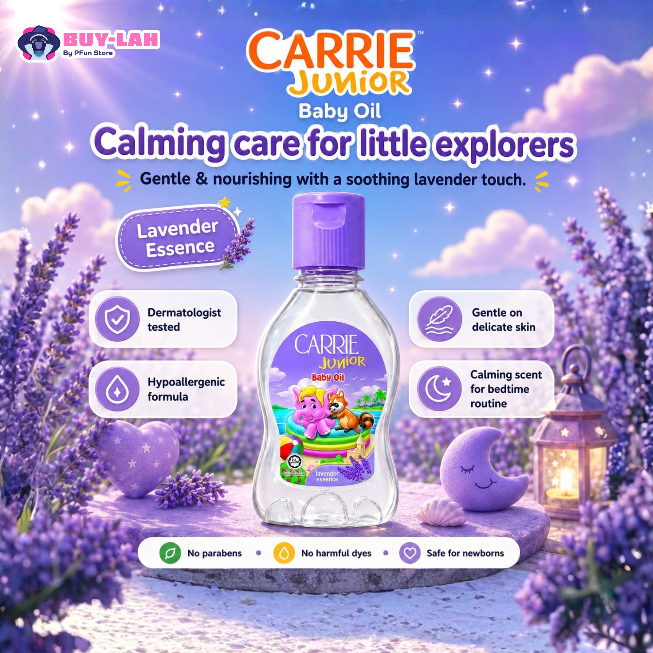 Carrie Junior Baby Oil