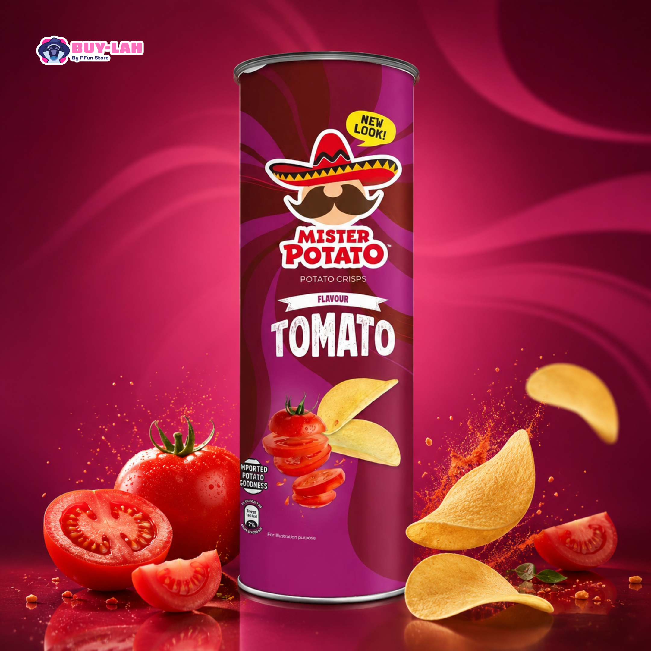  Mister Potato Crisps 125g — Tomato