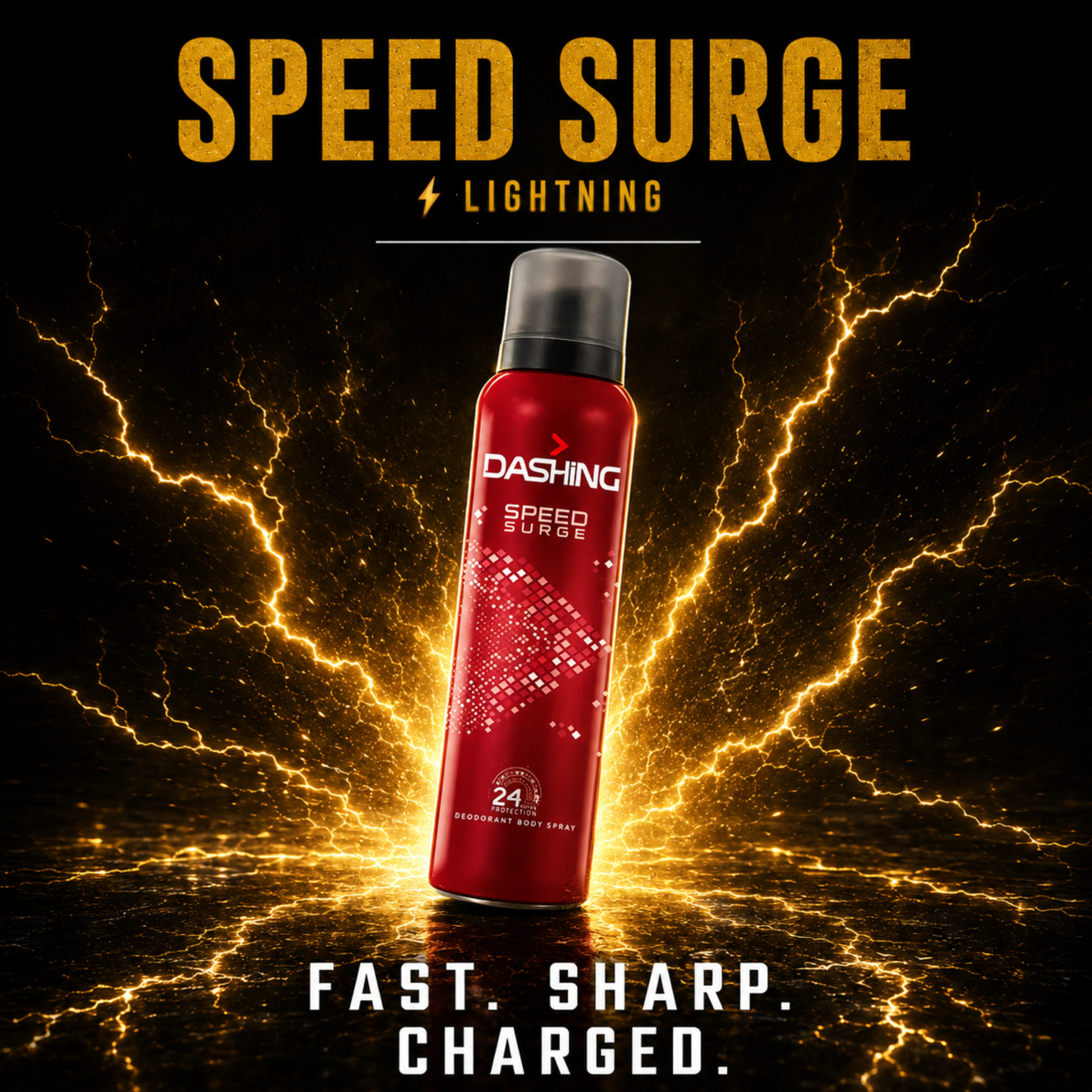 Dashing Anti-Perspirant Deodorant Body Spray 24HR