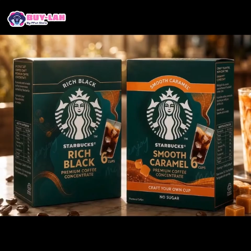  Starbucks Coffee Essence Concentrate 6-Pack |Exclusively Imported from Hong Kong
