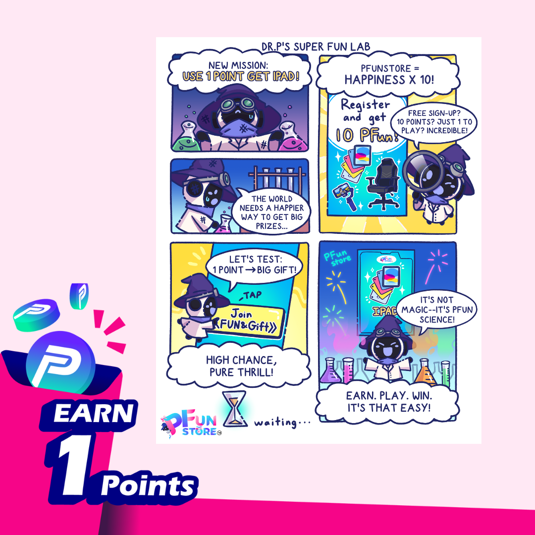 One point. One tap. Big win. 🧪✨