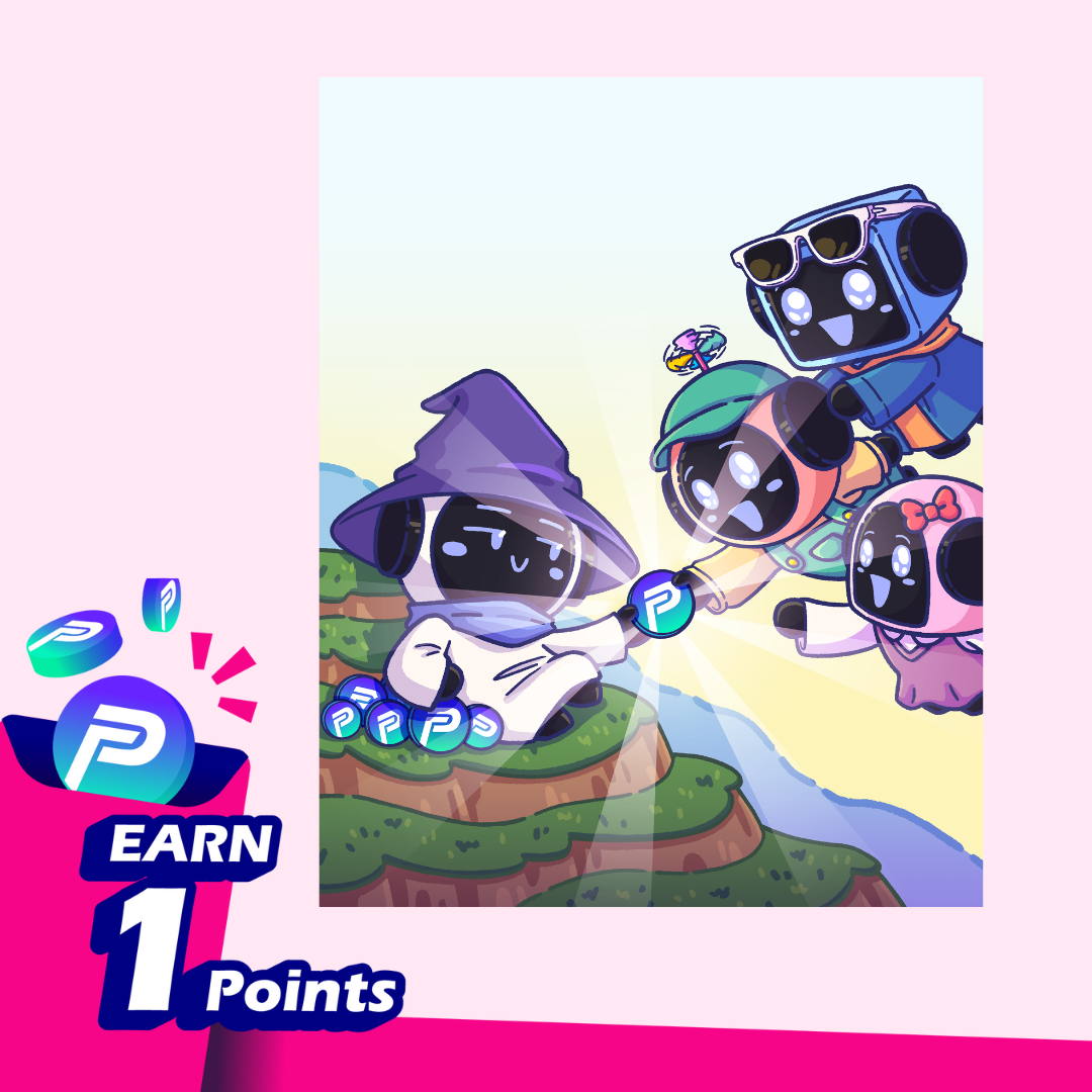 Good vibes travel further when we share 💙✨ PFun Points, passed with heart 🤝