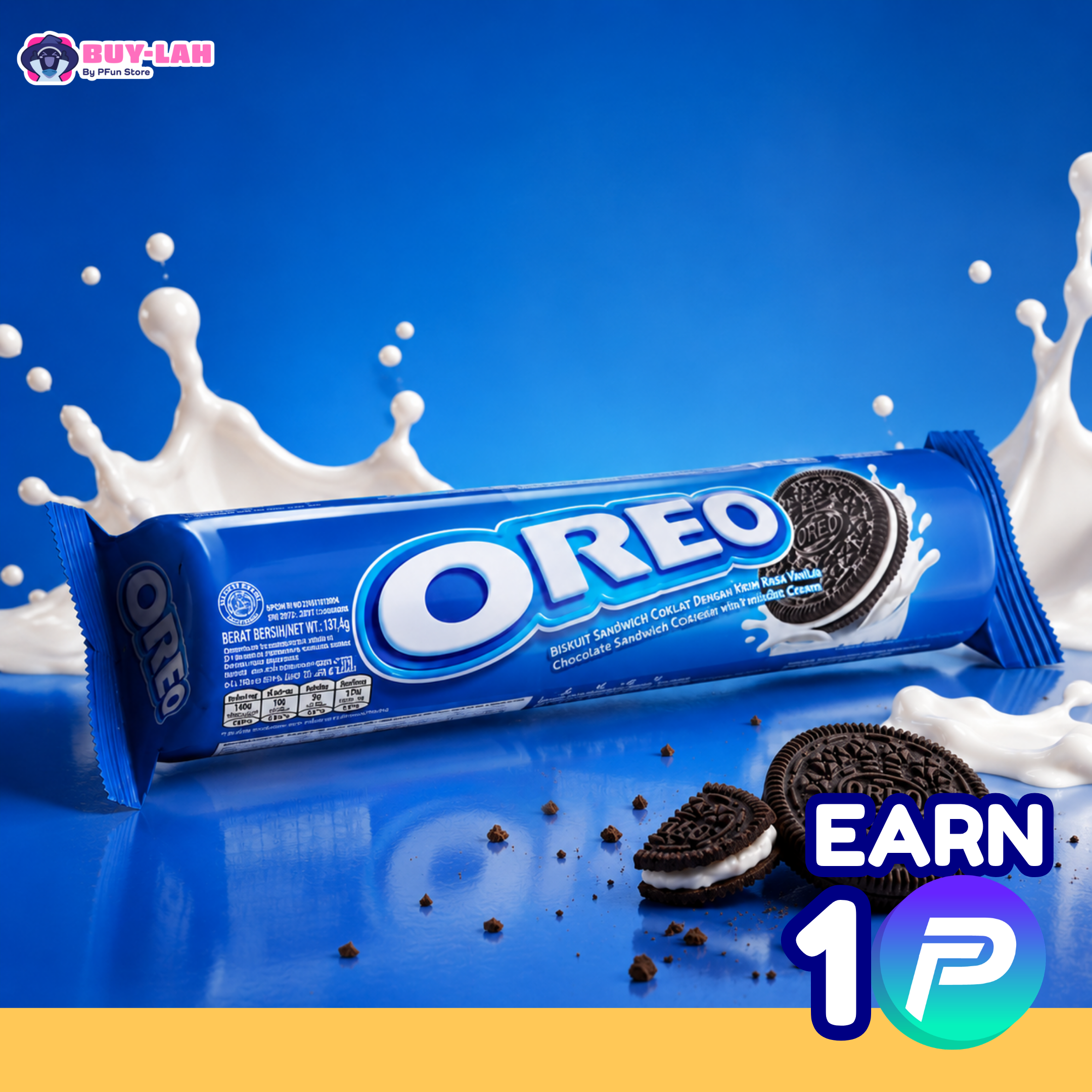 Oreo Original Sandwich Cookies 110.4g