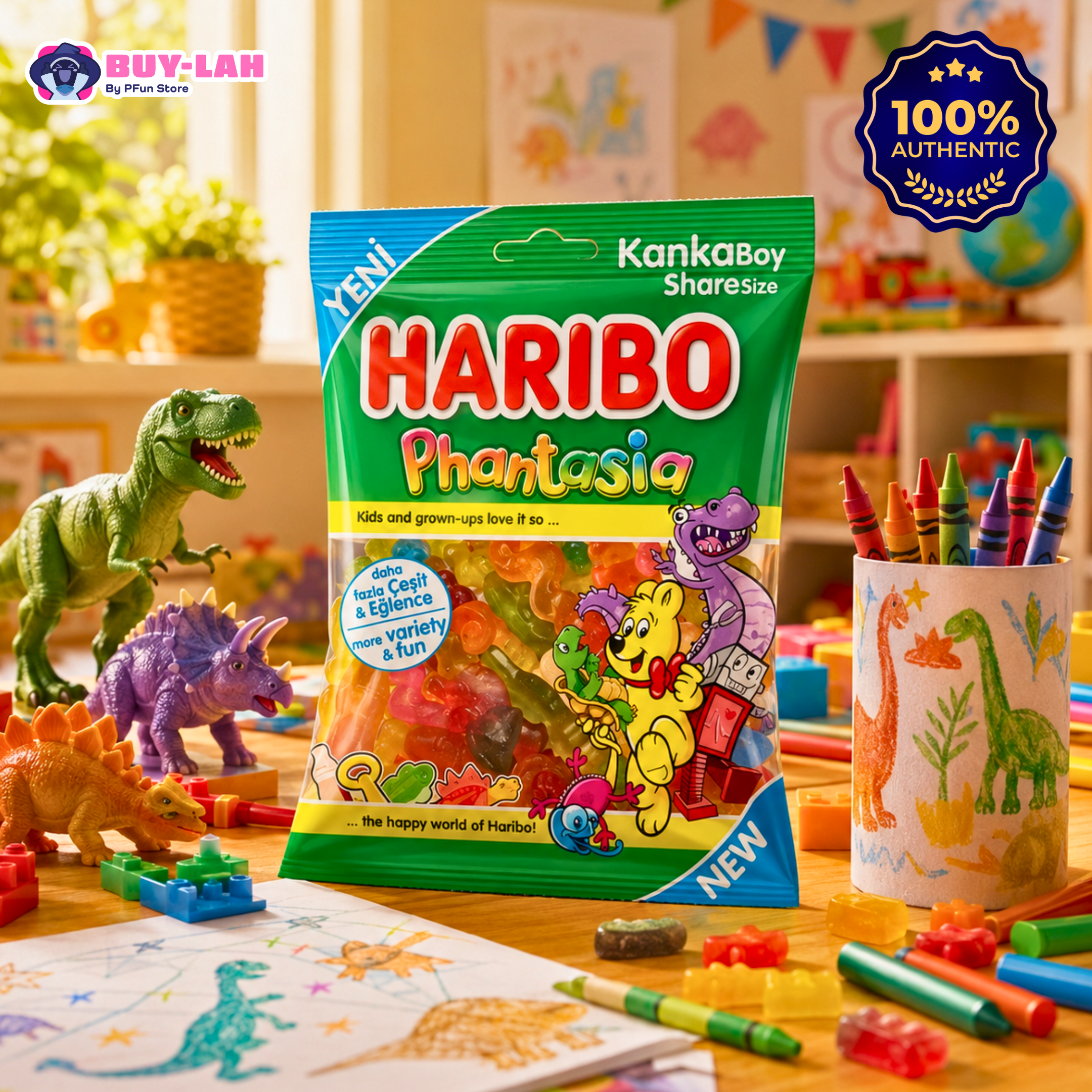 HARIBO Phantasia Gummy Candy — Fantasy Mix